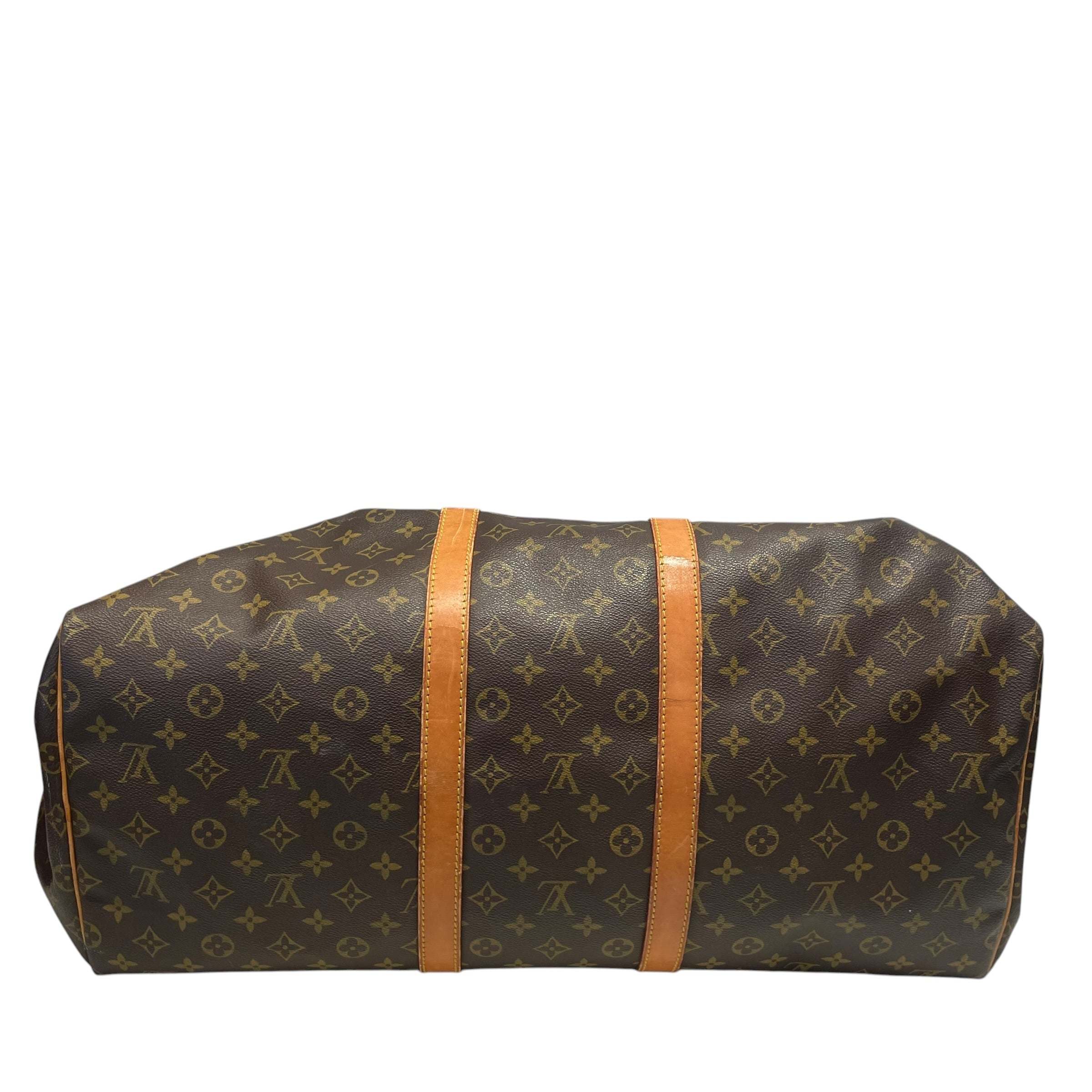 LOUIS VUITTON/Luggage/Monogram/Leather/BRW/Keepall 50 Duffle Bag view 4