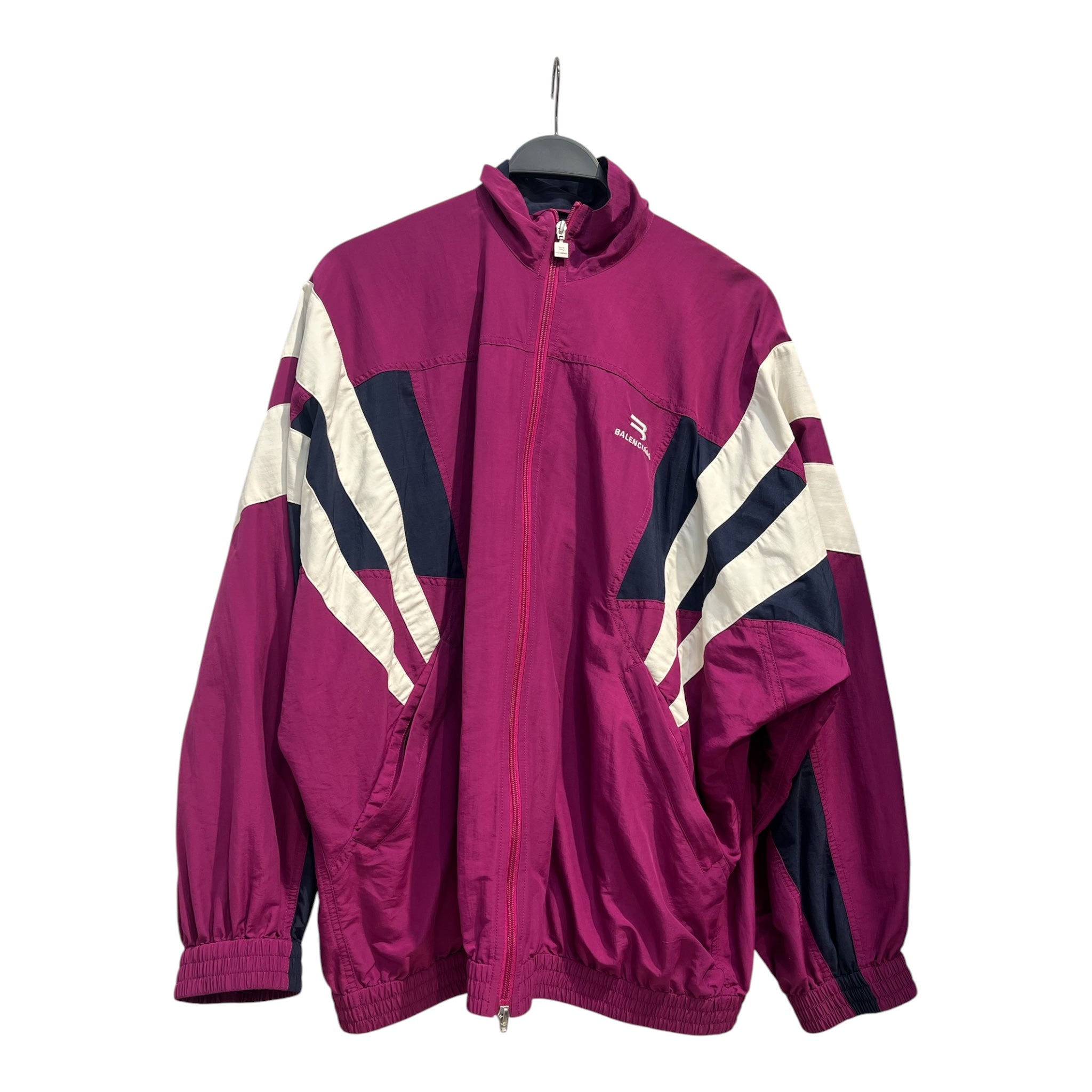 BALENCIAGA/Windbreaker/34/Polyester/PPL/MAGENTA SPORTY B TRACKSUIT view 1