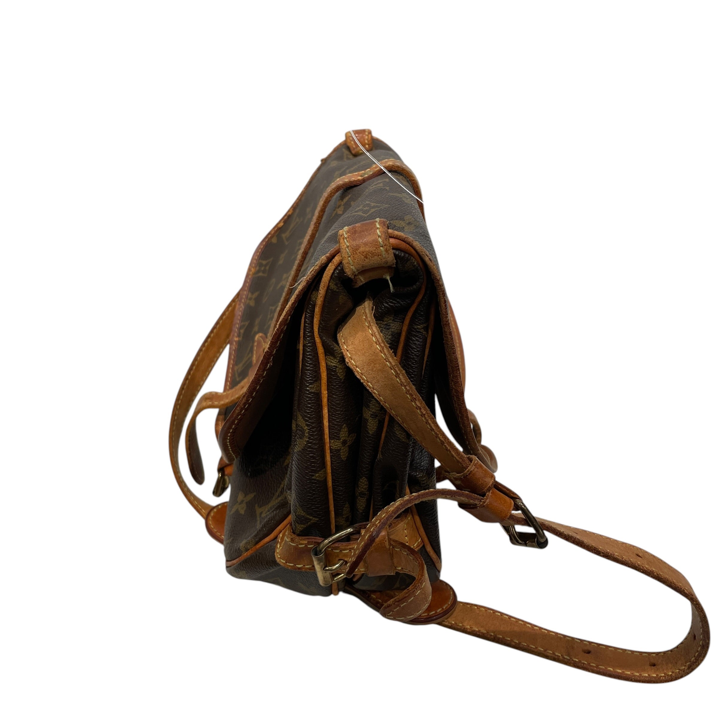 LOUIS VUITTON/Bag/Leather/BRW/SATCHEL view 3
