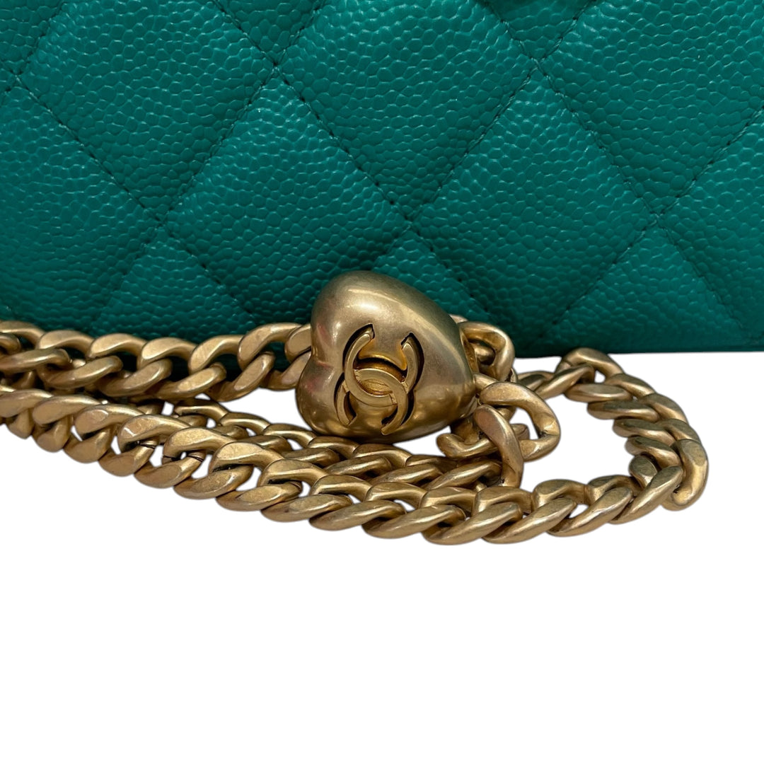 CHANEL/Cross Body Bag/Leather/GRN/CAVIAR SWEETHEART MINI – 2nd STREET USA