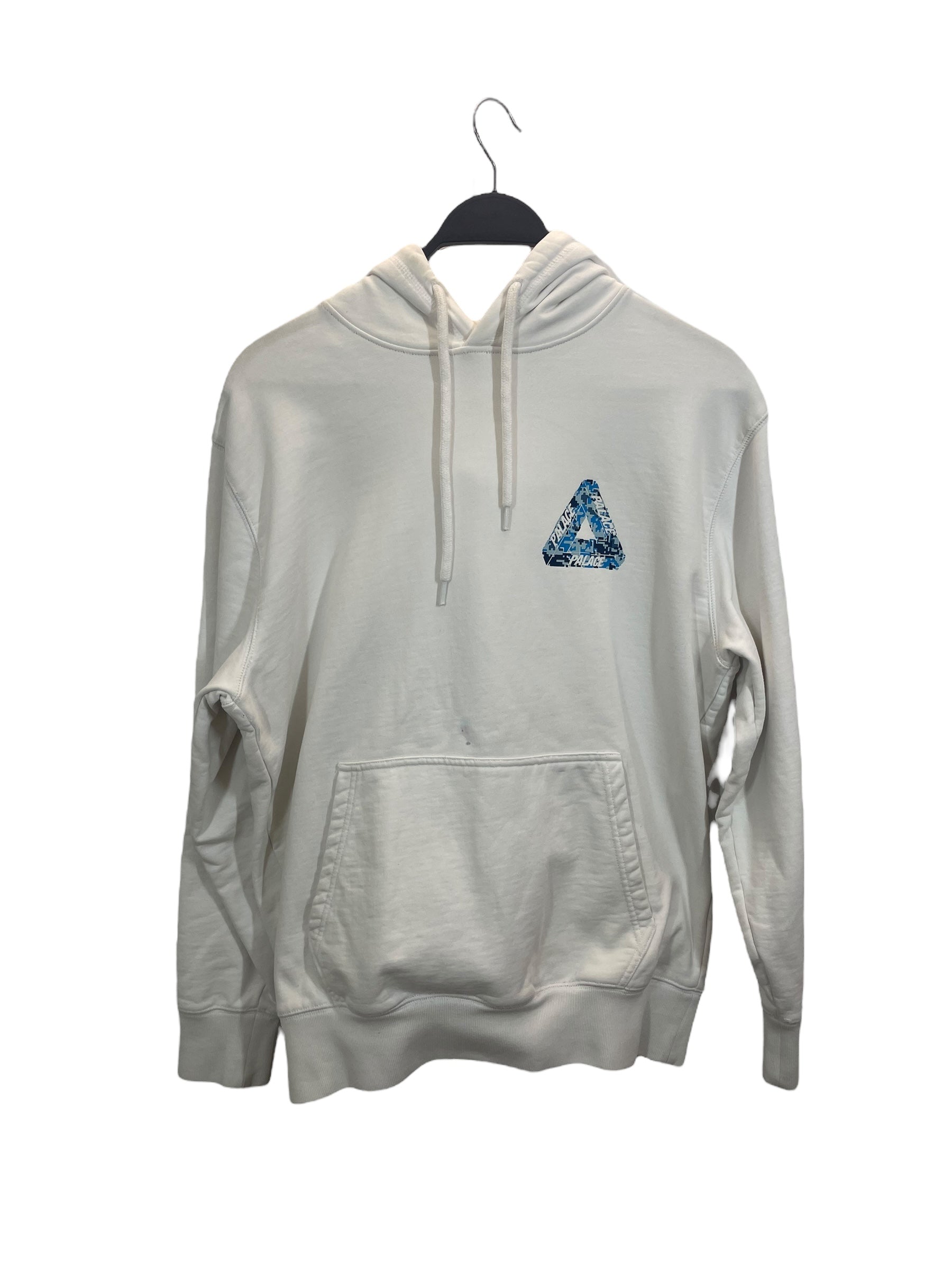 PALACE/Hoodie/M/Graphic/Cotton/WHT/8-BIT CAMO BLUE view 1