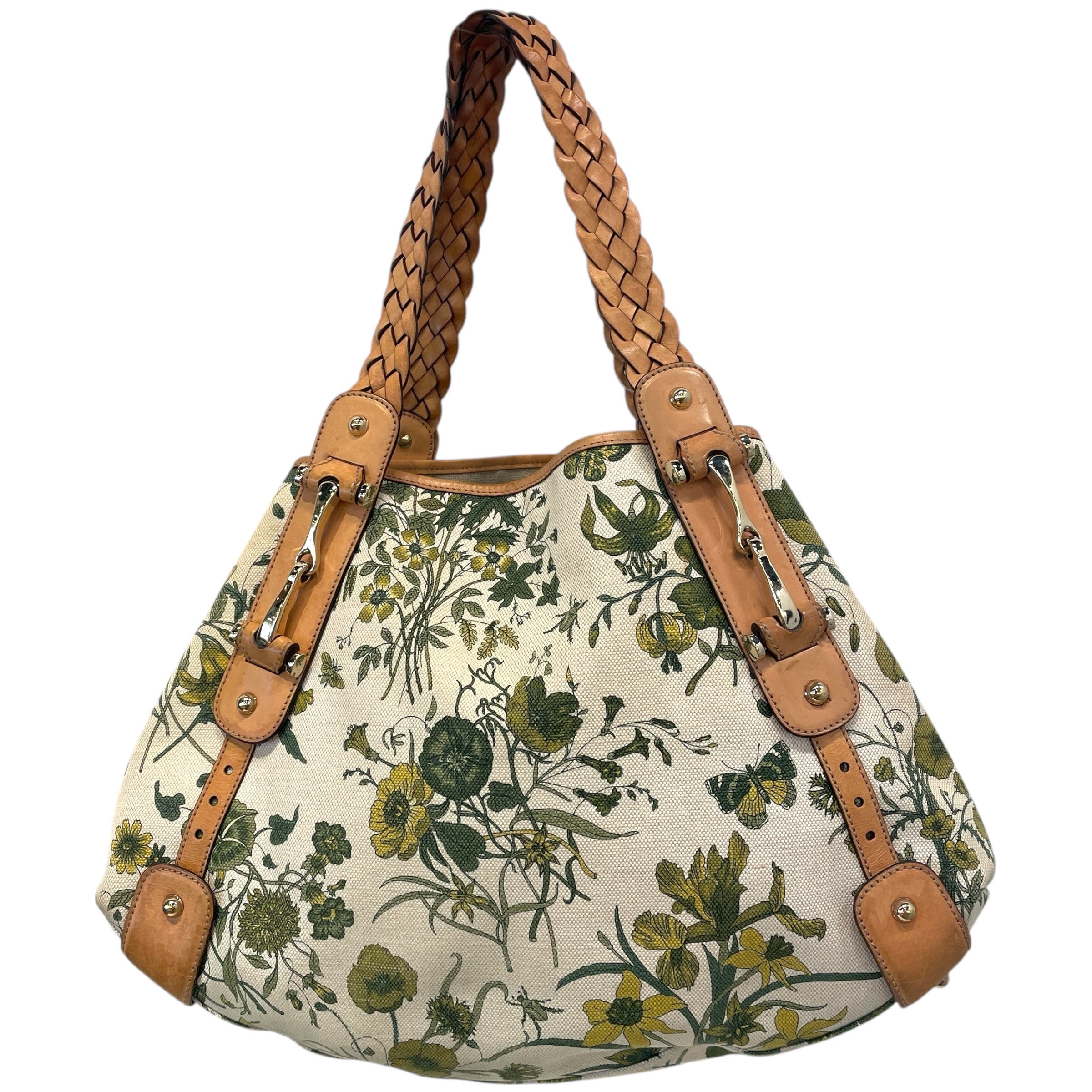 GUCCI/Hand Bag/Floral Pattern/Cotton/GRN/Flora Pelham view 1