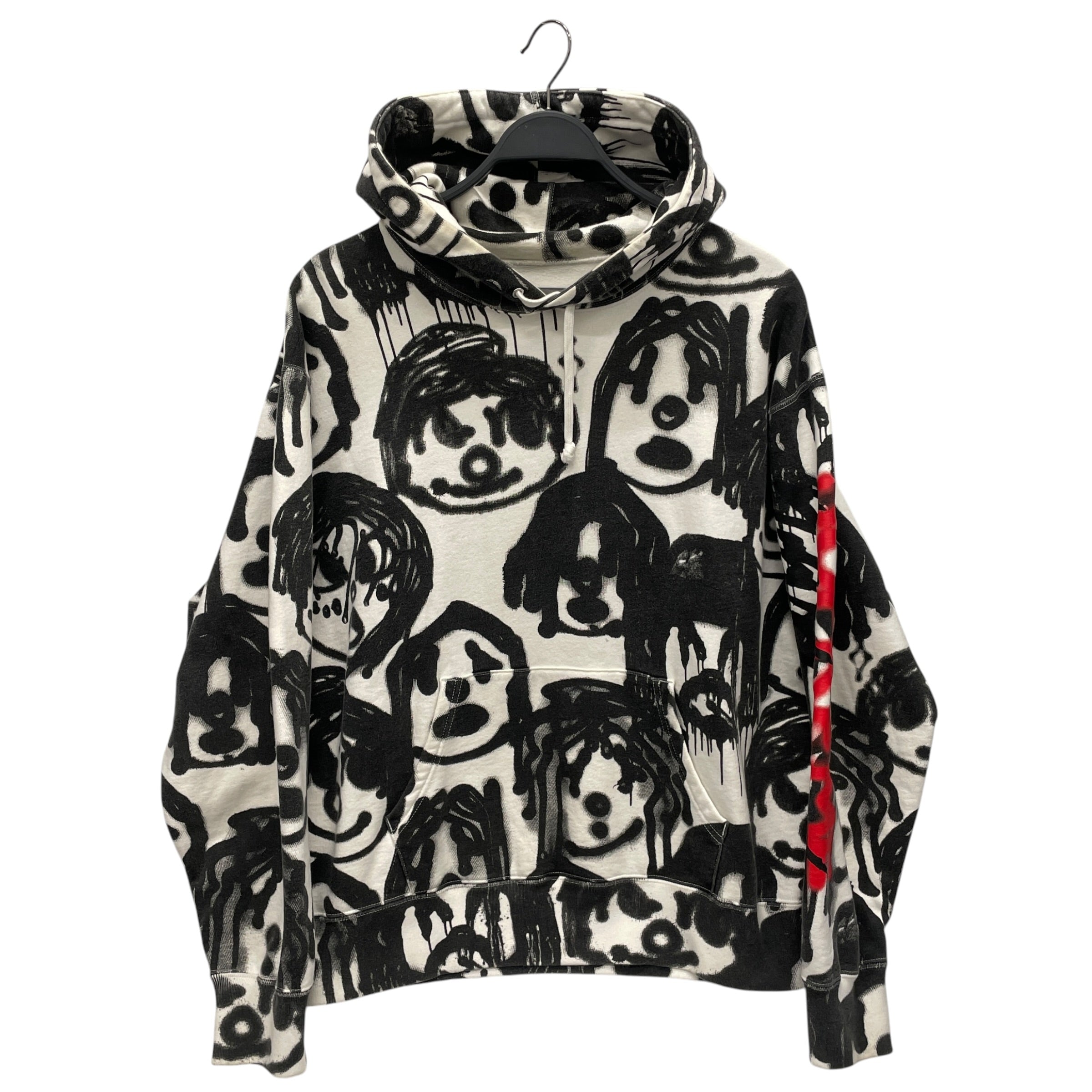 Supreme/YOHJI YAMAMOTO/Hoodie/M/All Over Print/Cotton/WHT/SANCHEETO HOODIE view 1