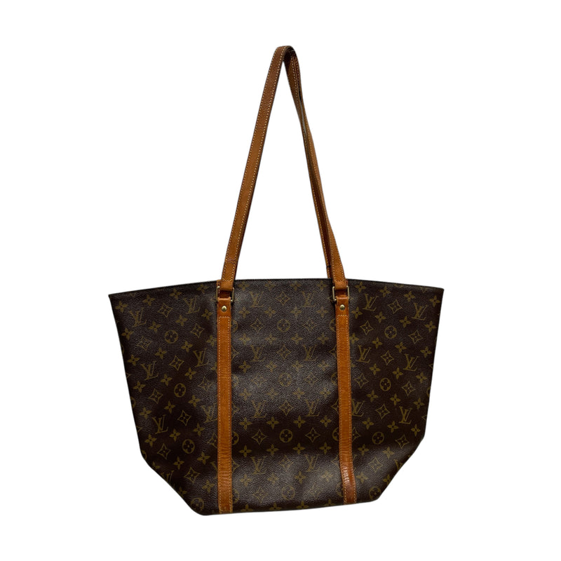 LOUIS VUITTON/Tote Bag/Monogram/Leather/BRW/CANVAS TOTE