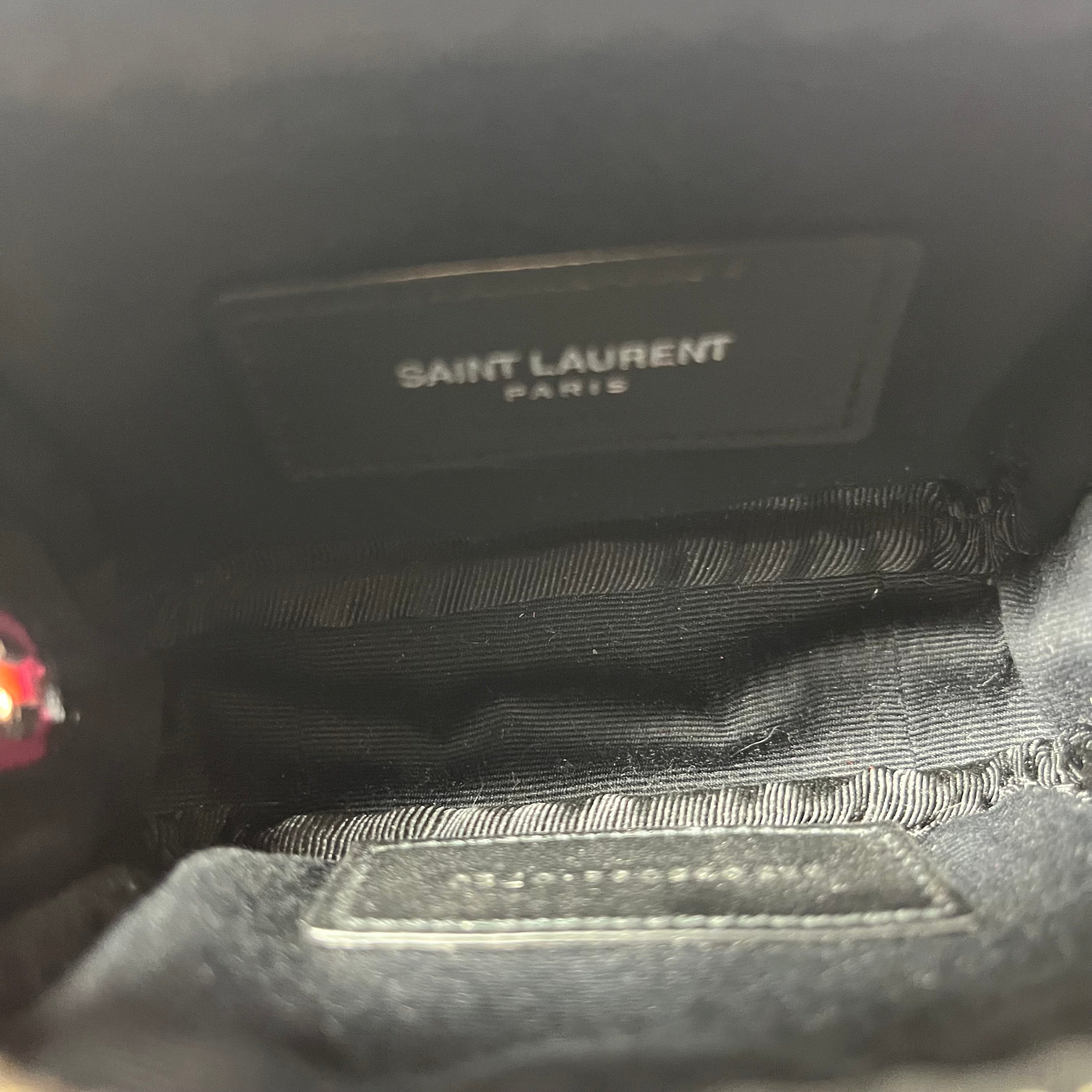 SAINT LAURENT/Bag/Leather/PNK/Micro Matelasse Lou Camera Bag view 4