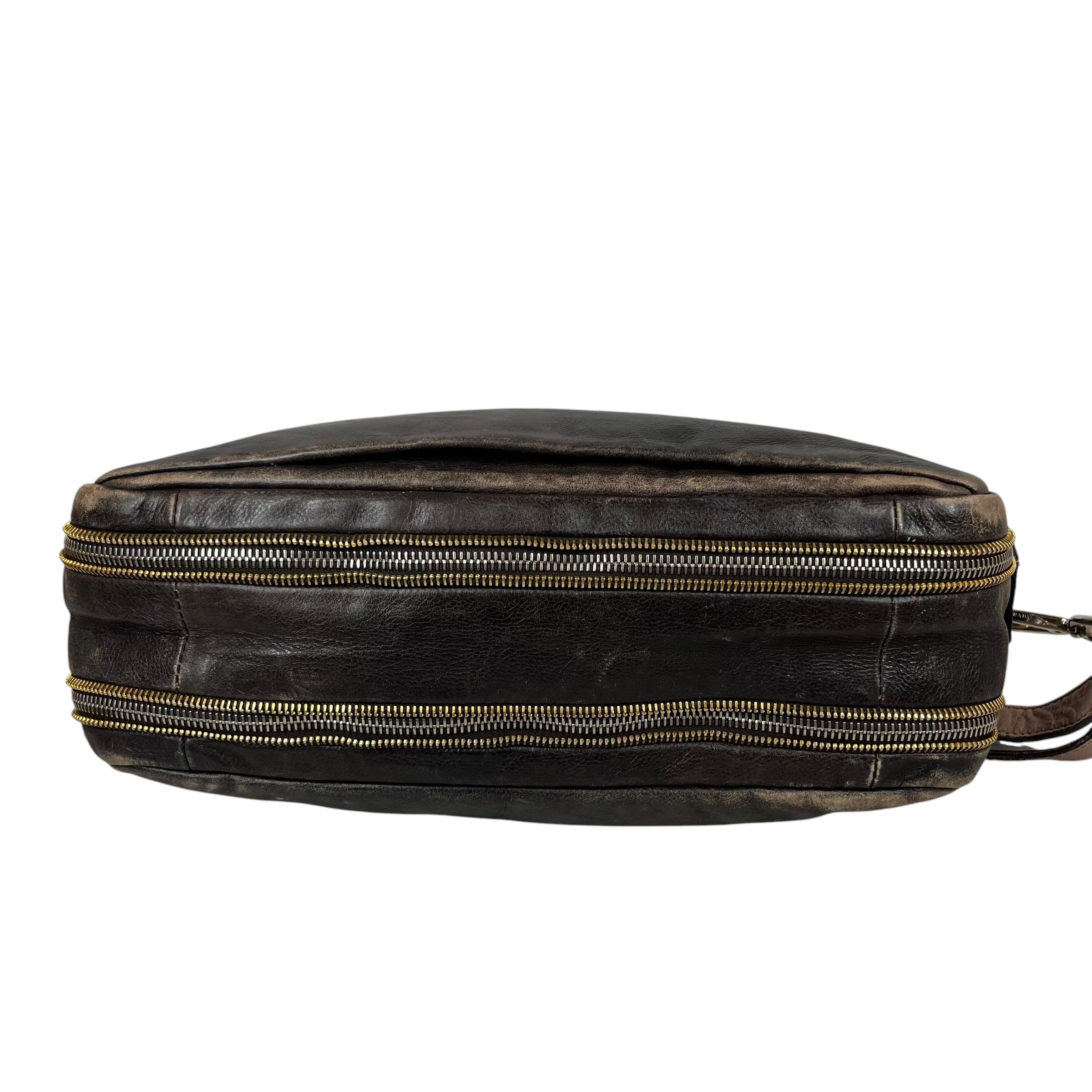 PRADA/Bag/Leather/BRW/OMBRE ZIPPER BAG view 6