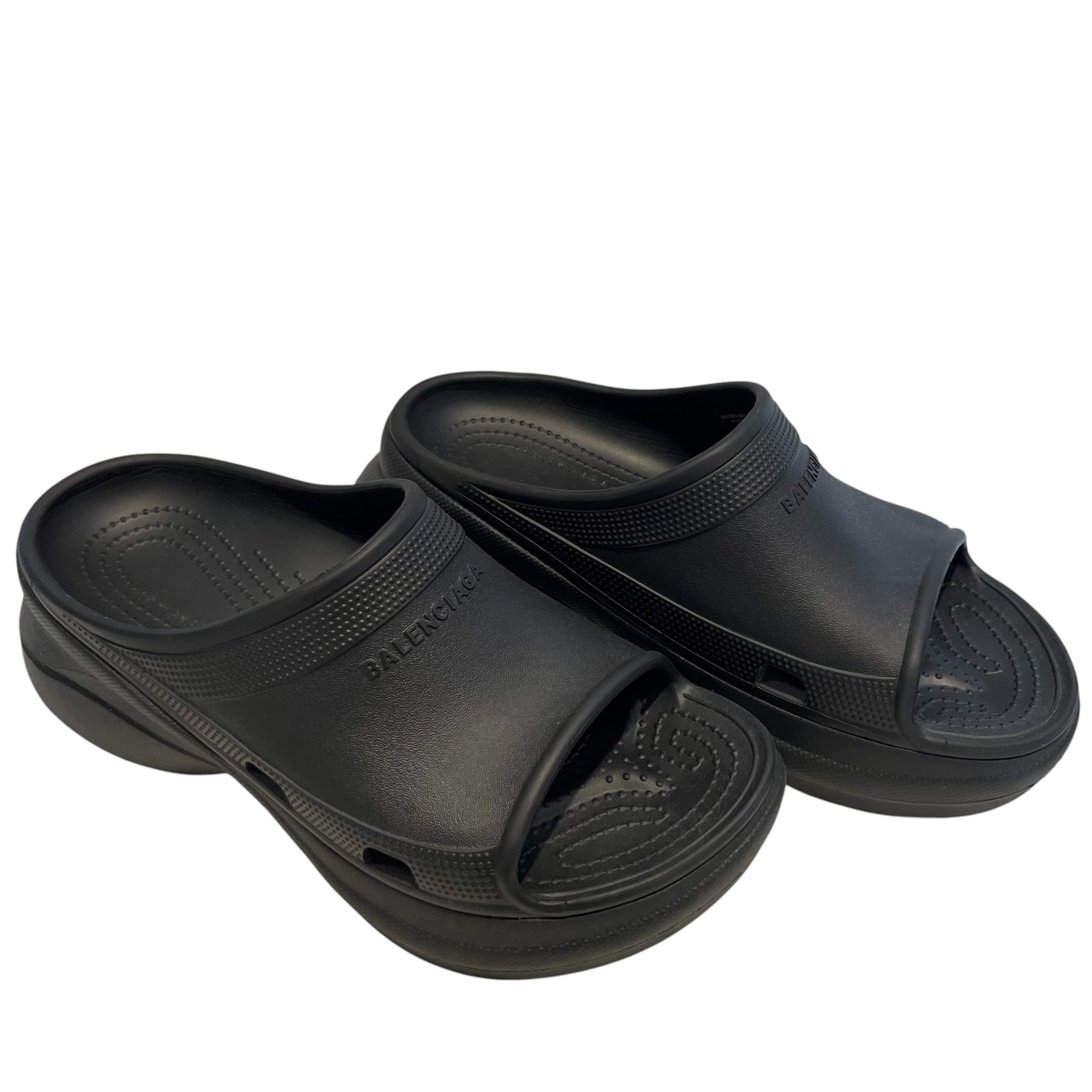 BALENCIAGA/Shoes/EU 39/BLK/clogs/crocs view 1