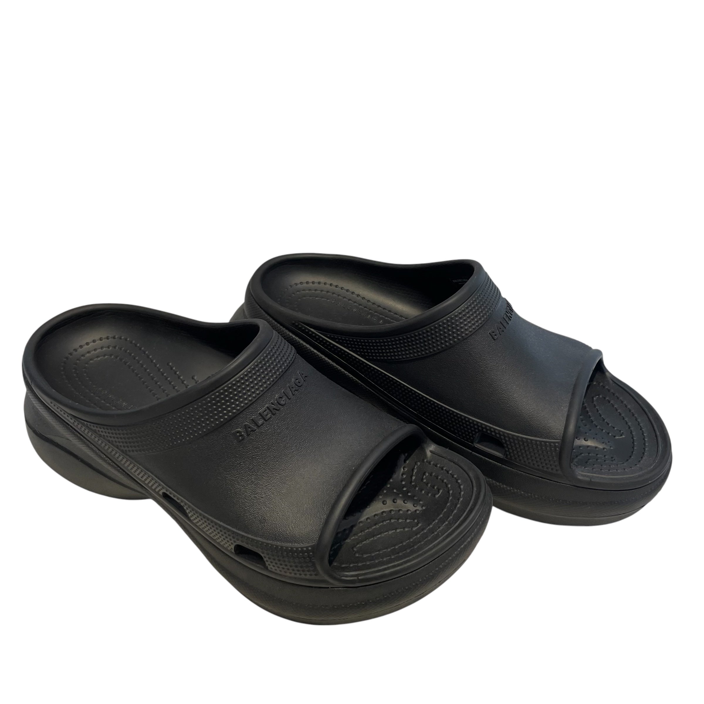 BALENCIAGA/Shoes/EU 39/BLK/clogs/crocs view 1