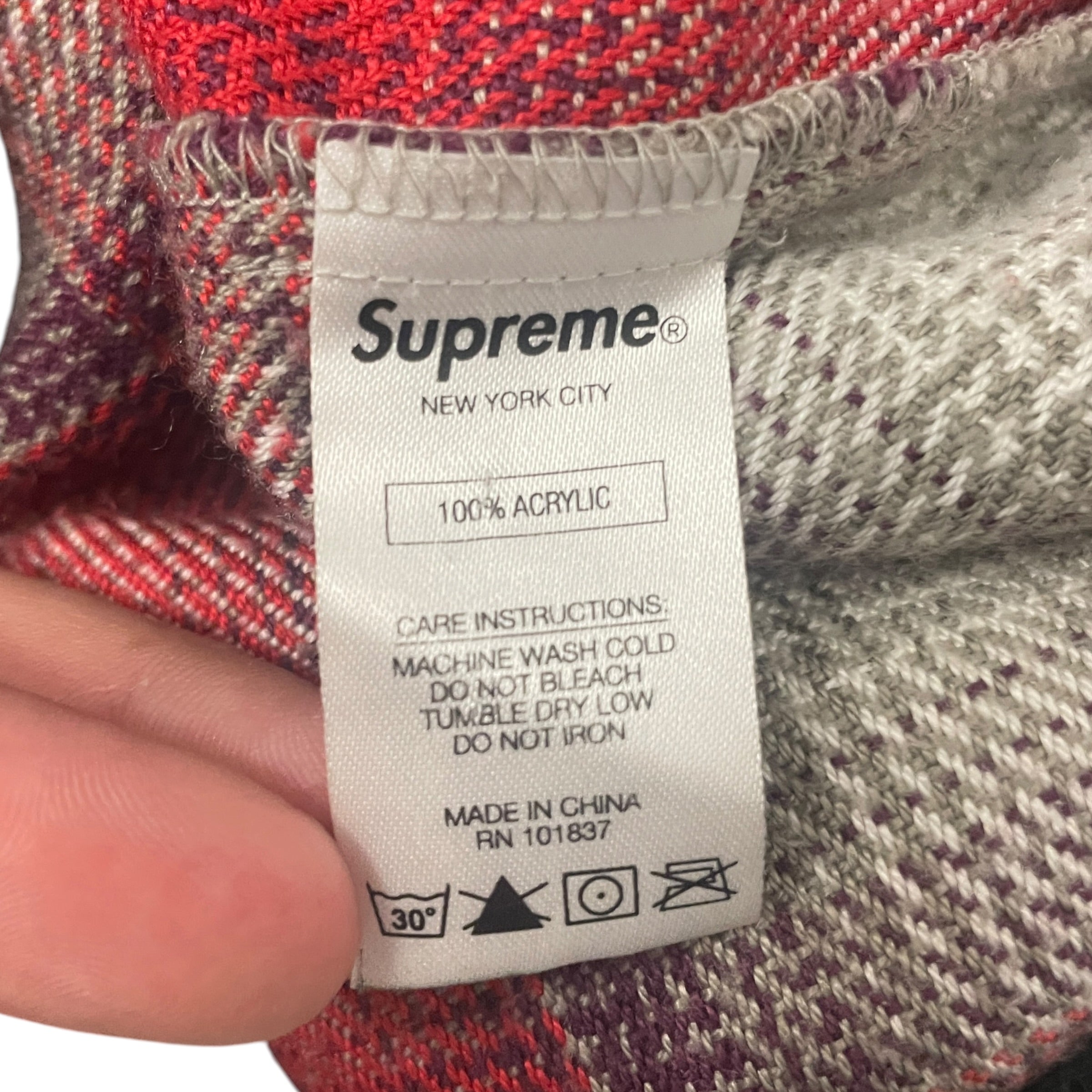 Supreme/Jacket/M/Cotton/RED/Plaid/PLAID BOMBER view 4