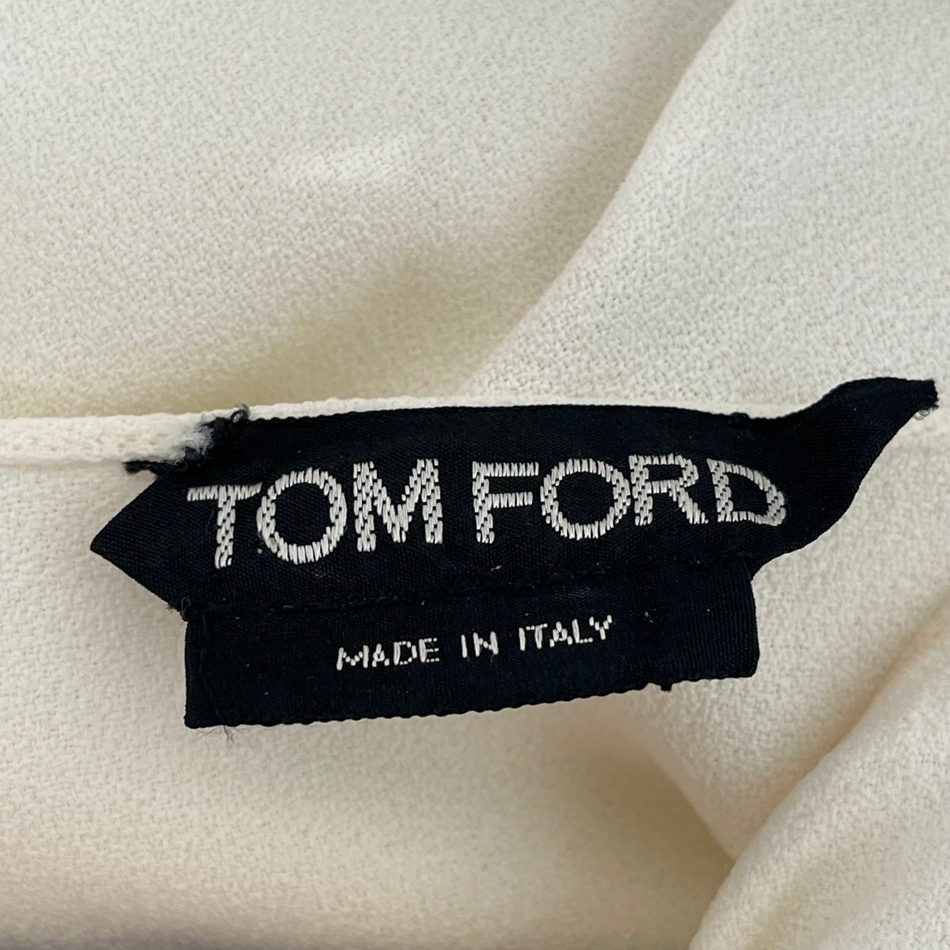 TOM FORD/LS Dress/36/Rayon/WHT/Maxi Length/2012 TOM FORD view 5