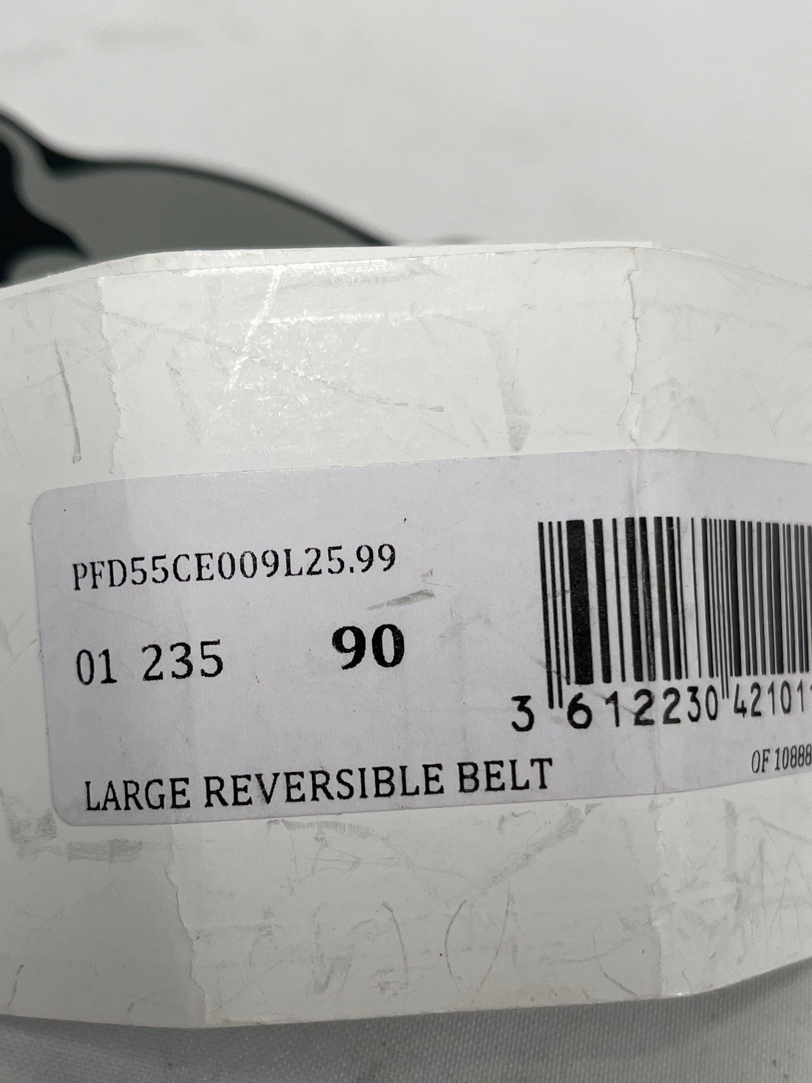 KENZO/Belt/Leather/BLK/GREY ELEPHANT view 4