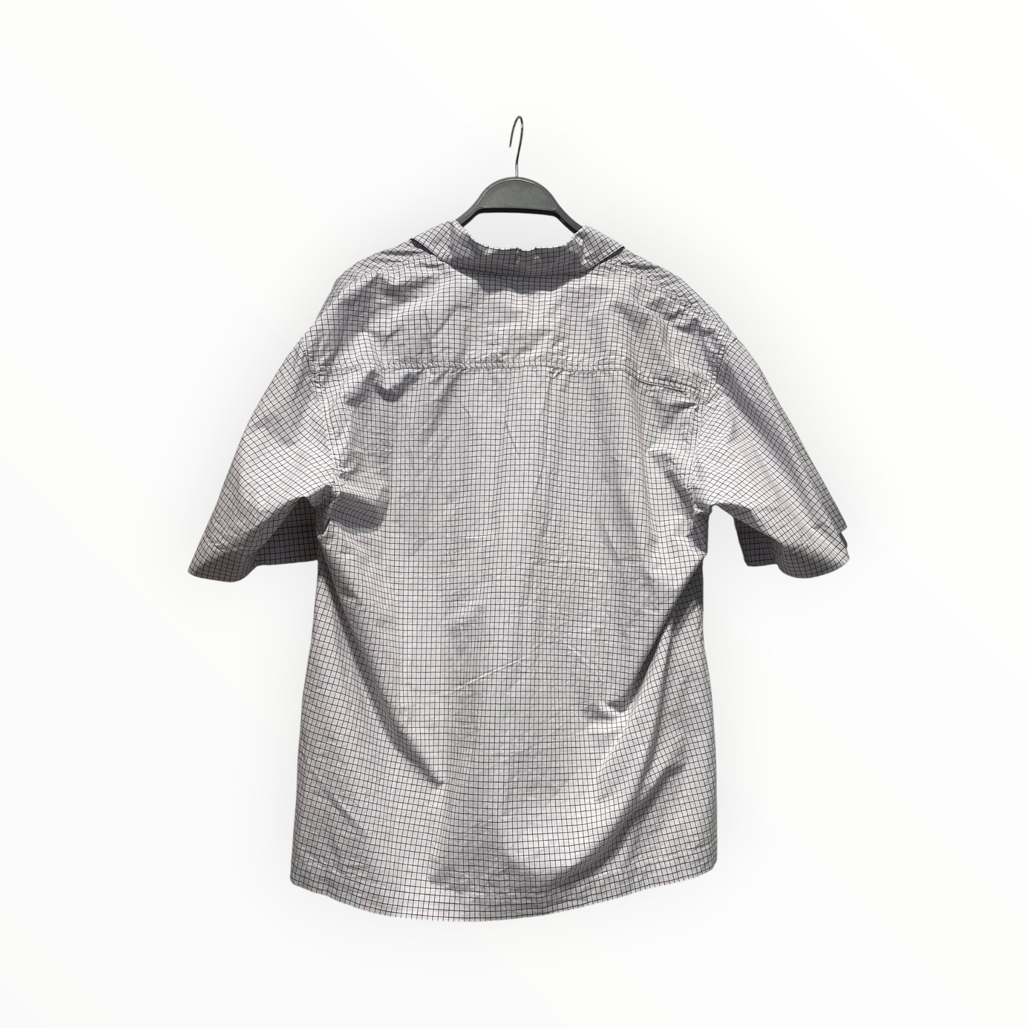 Margaret Howell/SS Shirt/S/Cotton/WHT/Plaid/pocket view 2