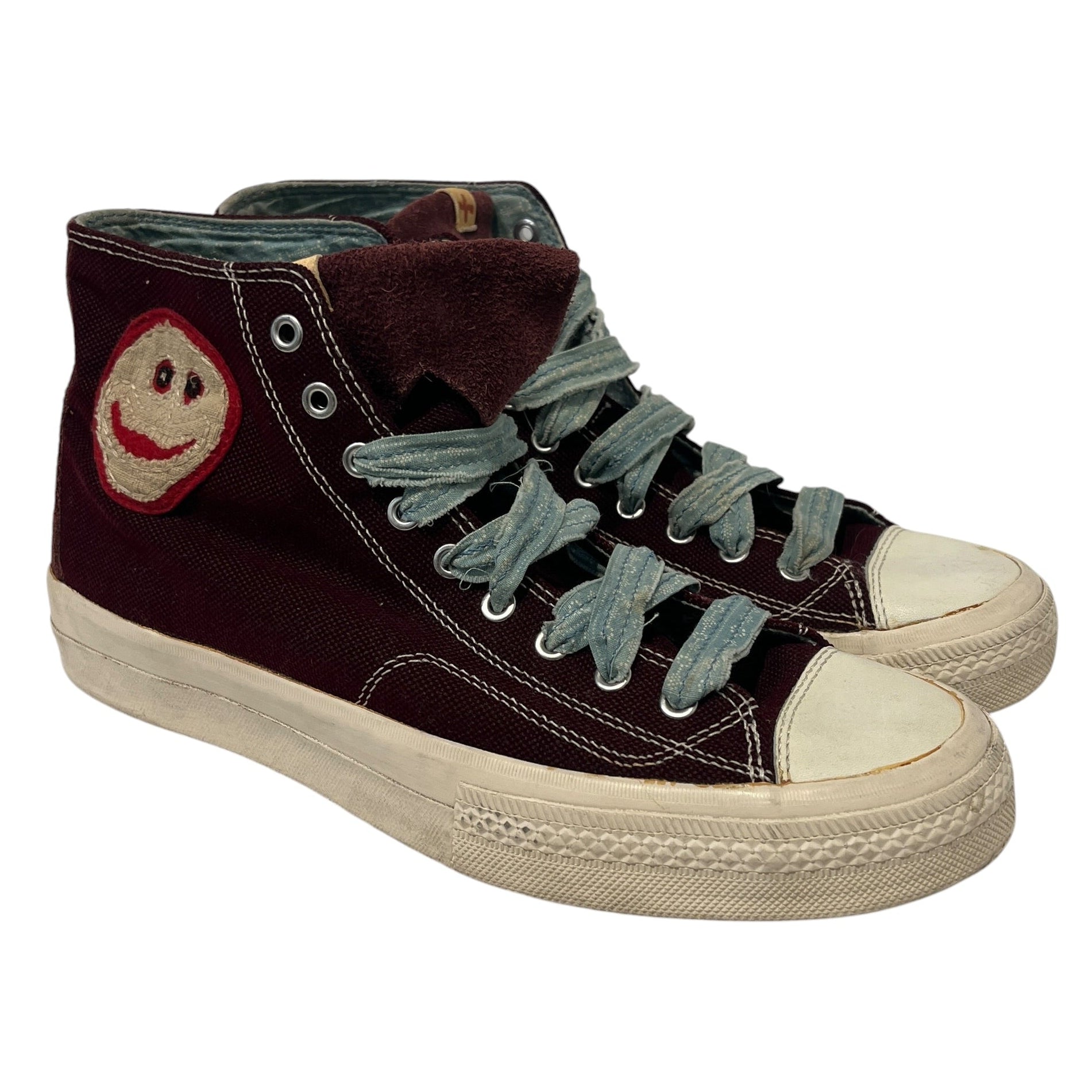visvim/Hi-Sneakers/US 9.5/Cotton/BRD/2013 skagway smiley face view 1