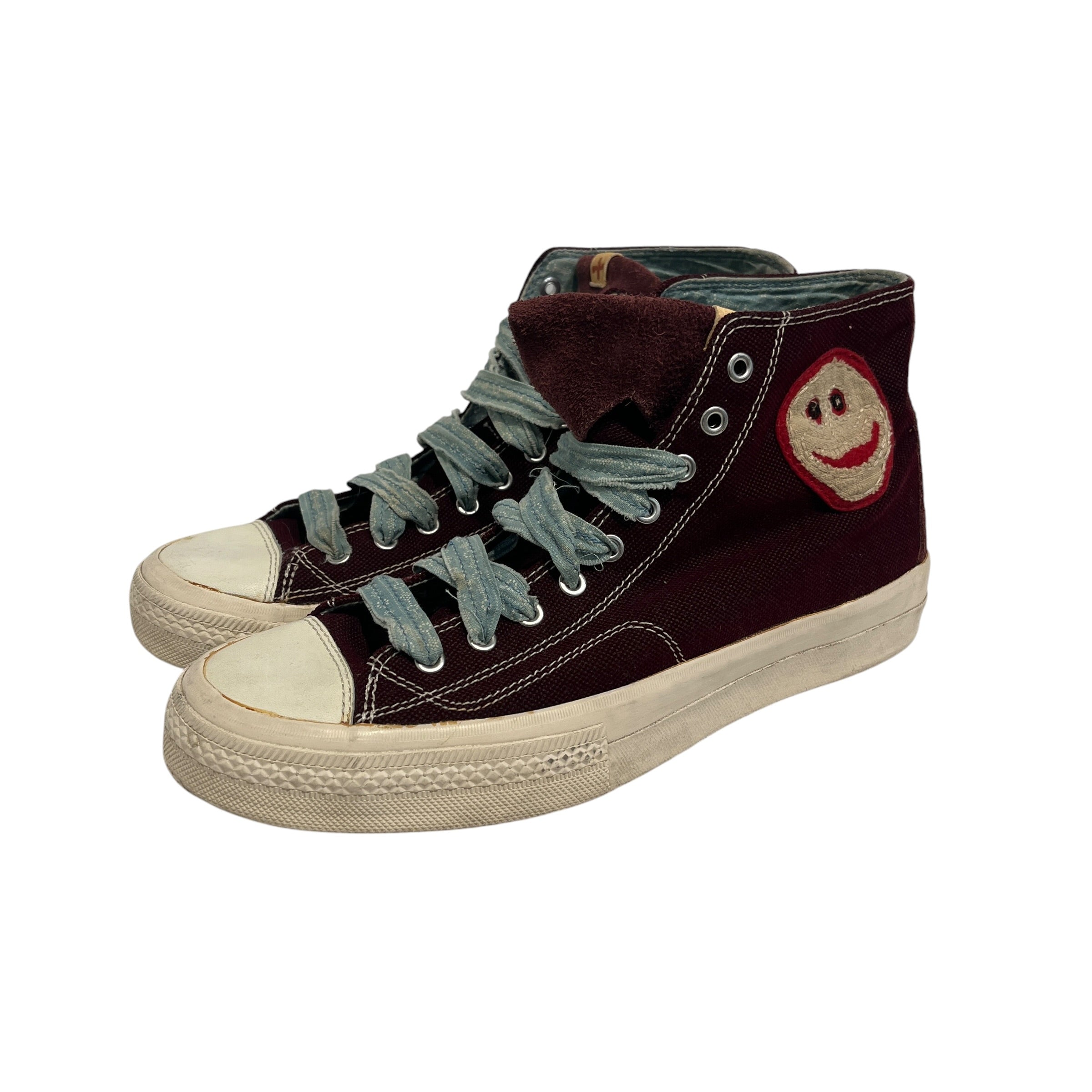 visvim/Hi-Sneakers/US 9.5/Cotton/BRD/2013 skagway smiley face view 1