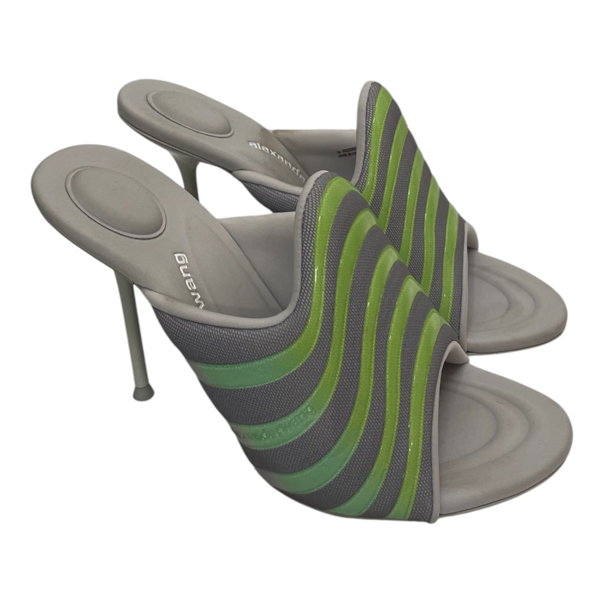 Alexander Wang/Heels/EU 39/Stripe/GRY/Sienna Sport GRY+GRN view 1