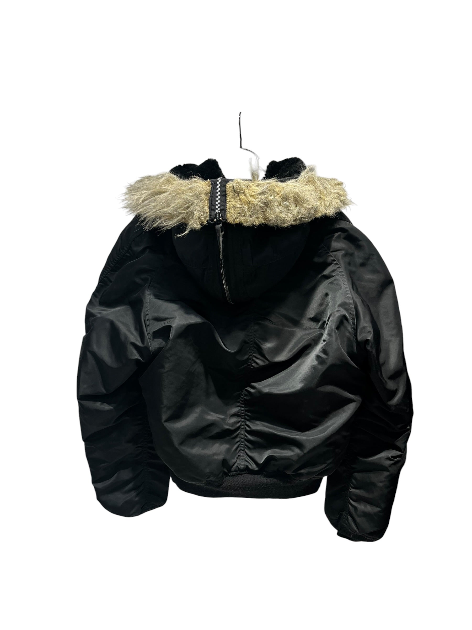 ALPHA INDUSTRIES/Puffer Jkt/L/Nylon/BLK/N-2B MIDNIGHT view 2