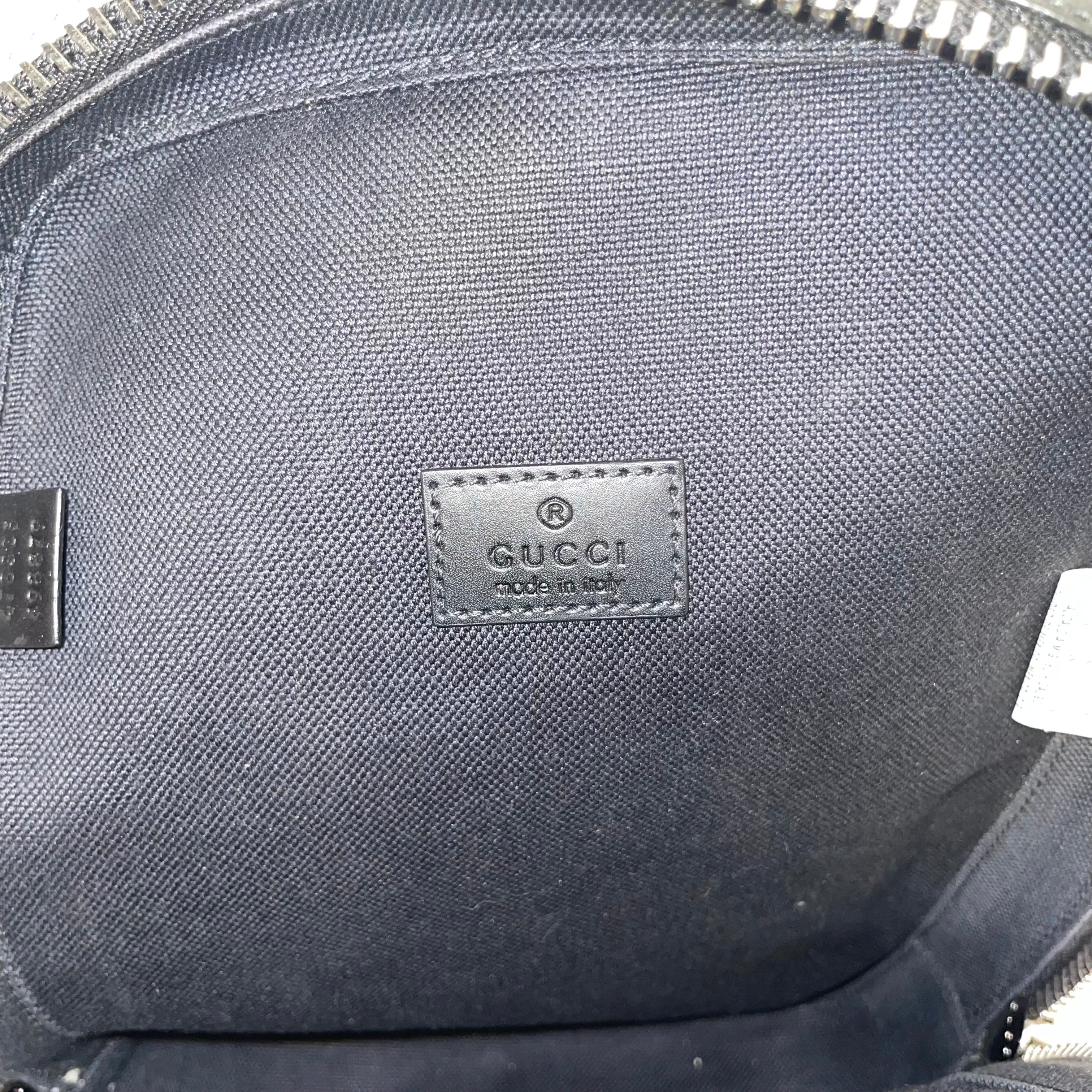 GUCCI/Cross Body Bag/Monogram/BLK/GG SUPREME BELT BAG view 5