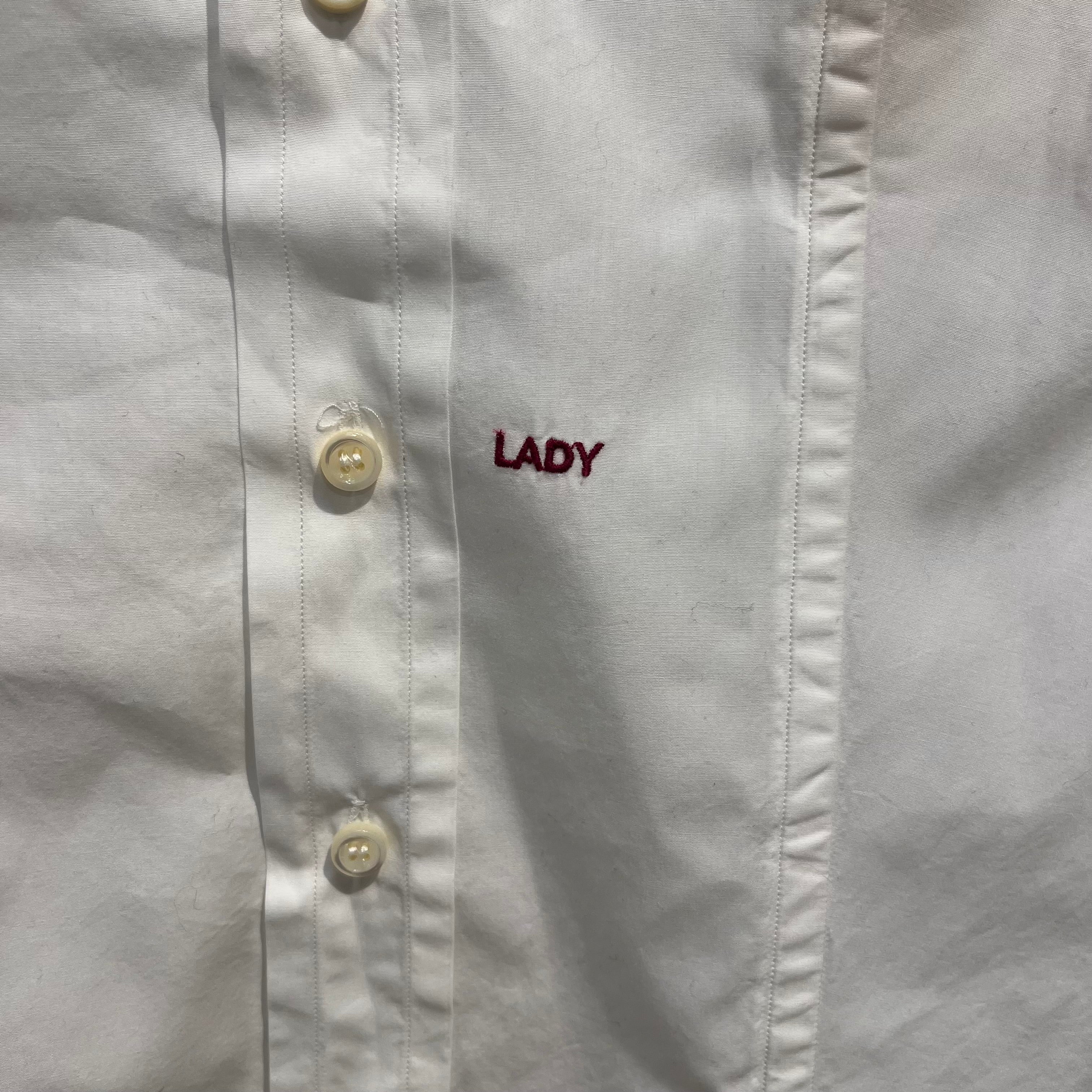 DSQUARED2/LS Blouse/40/Cotton/WHT/red lady view 3
