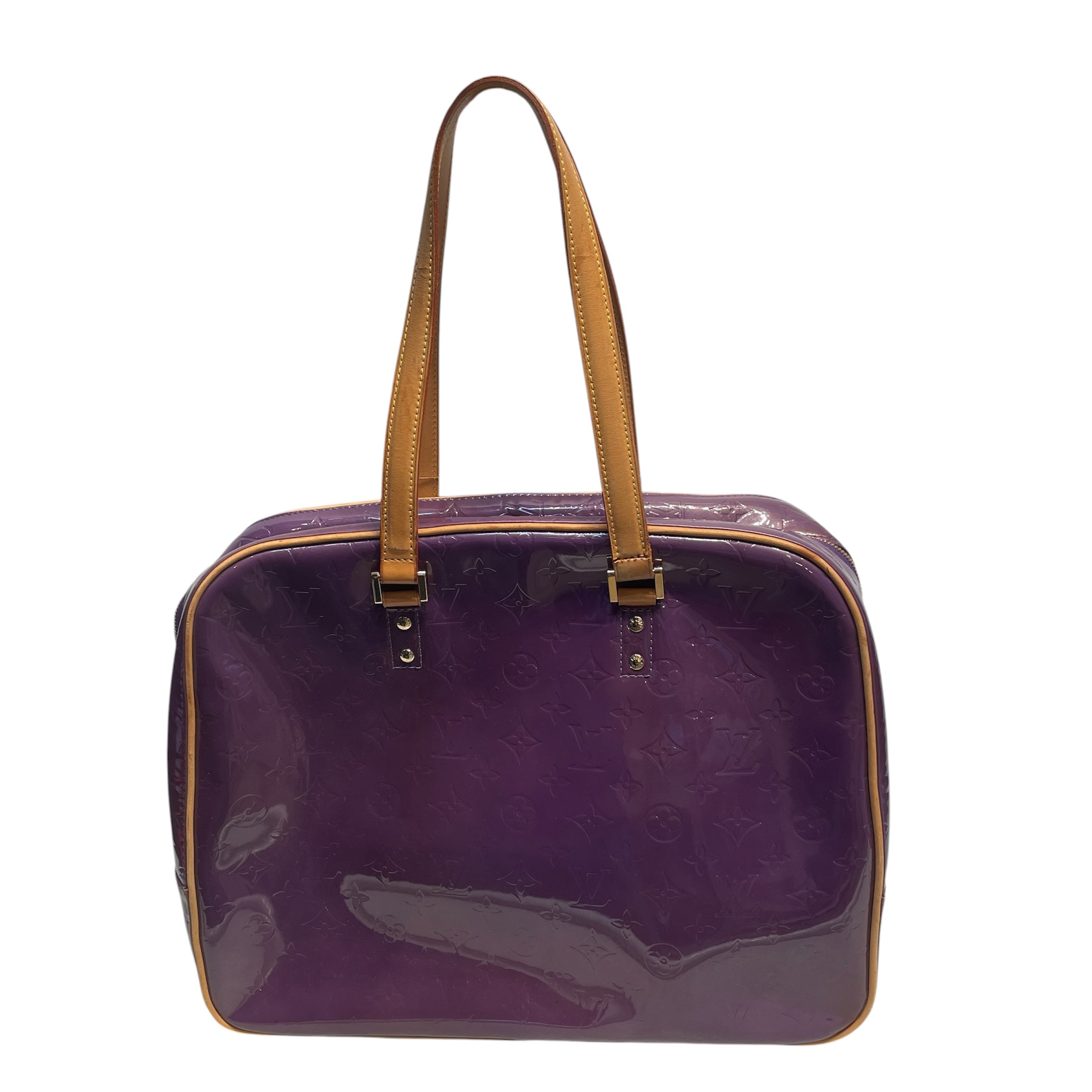 LOUIS VUITTON/Tote Bag/Monogram/Leather/PPL/VERNIS SUTTON BAG view 2