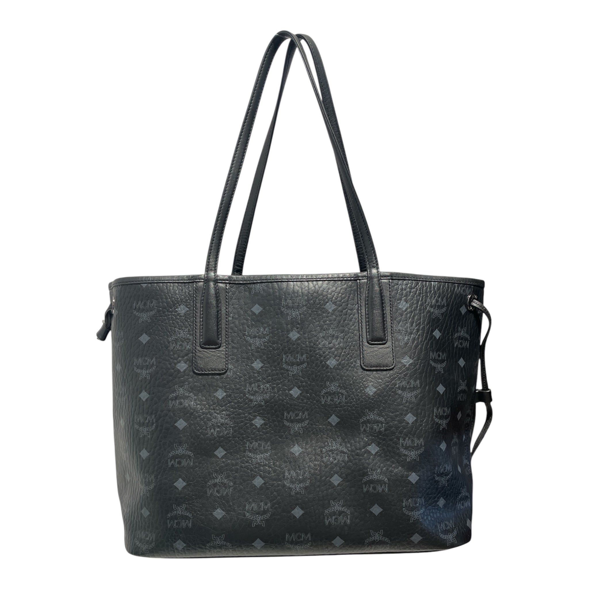 MCM/Tote Bag/Monogram/Leather/BLK/ view 2