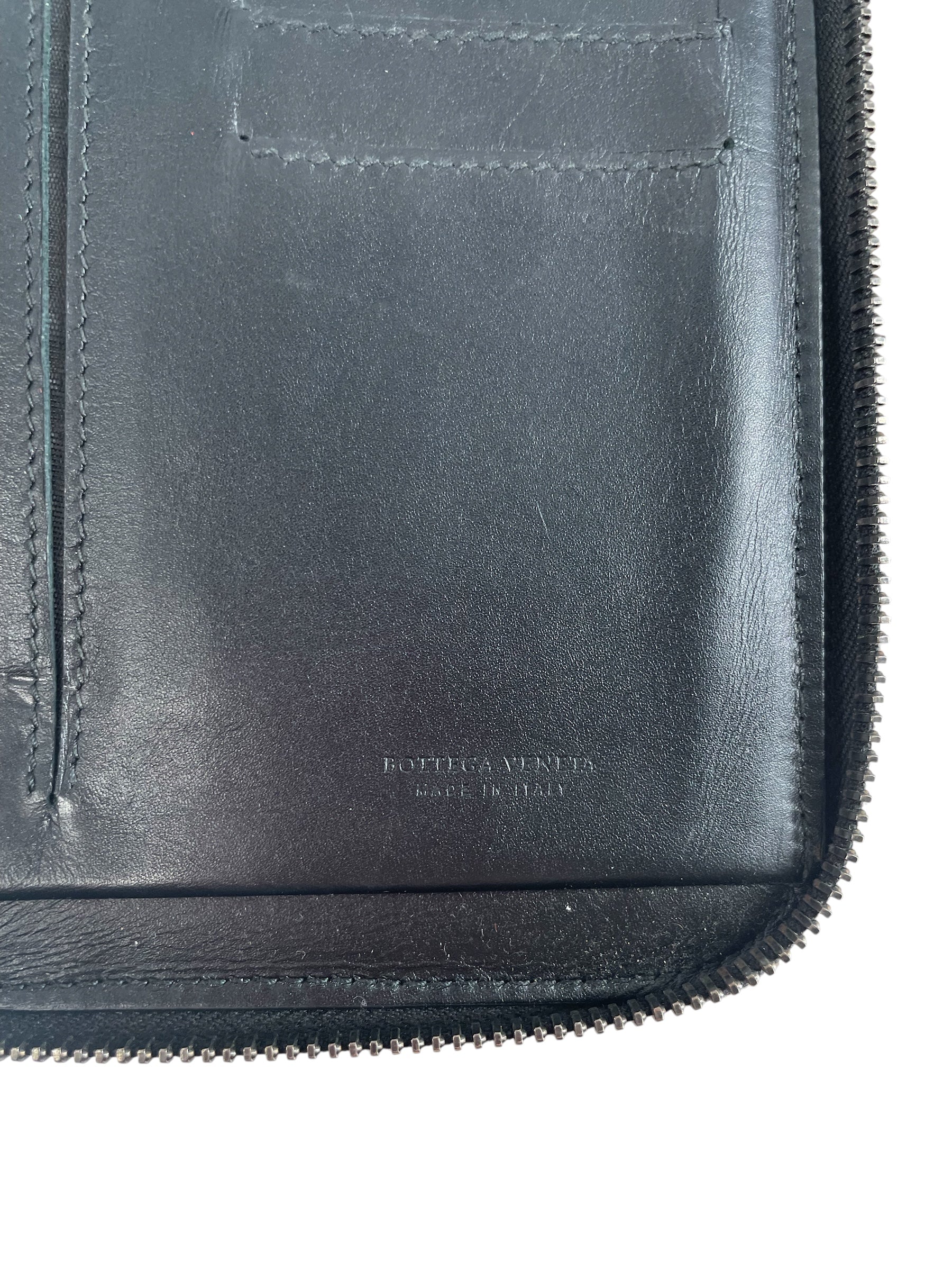 BOTTEGA VENETA/Clutch Bag/Leather/BLK/B00828889S HANDLE ON TOP view 4