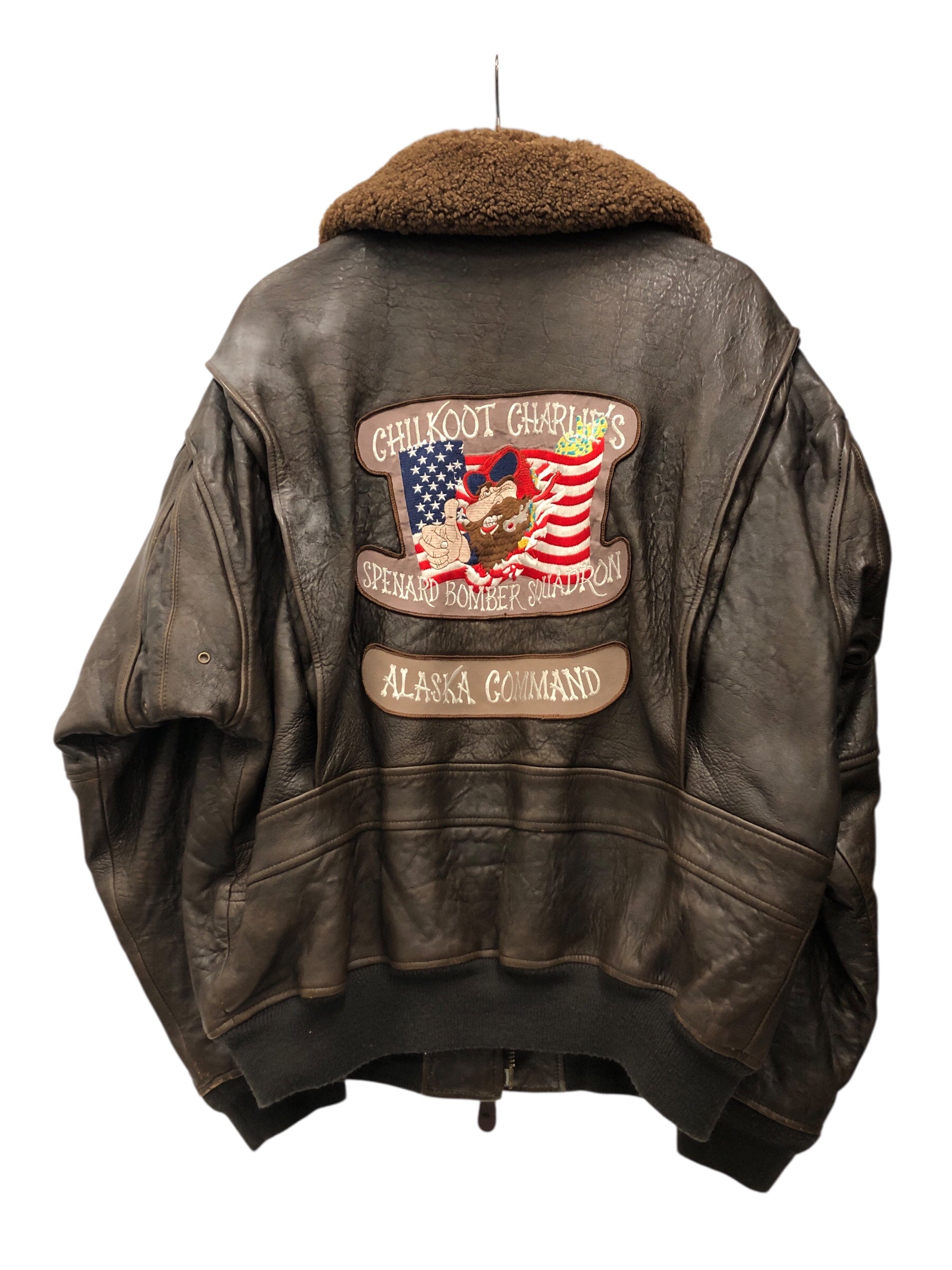 AVIREX/Flight Jkt/XL/Leather/BRW/"CHILKOOT CHARLIES" view 2