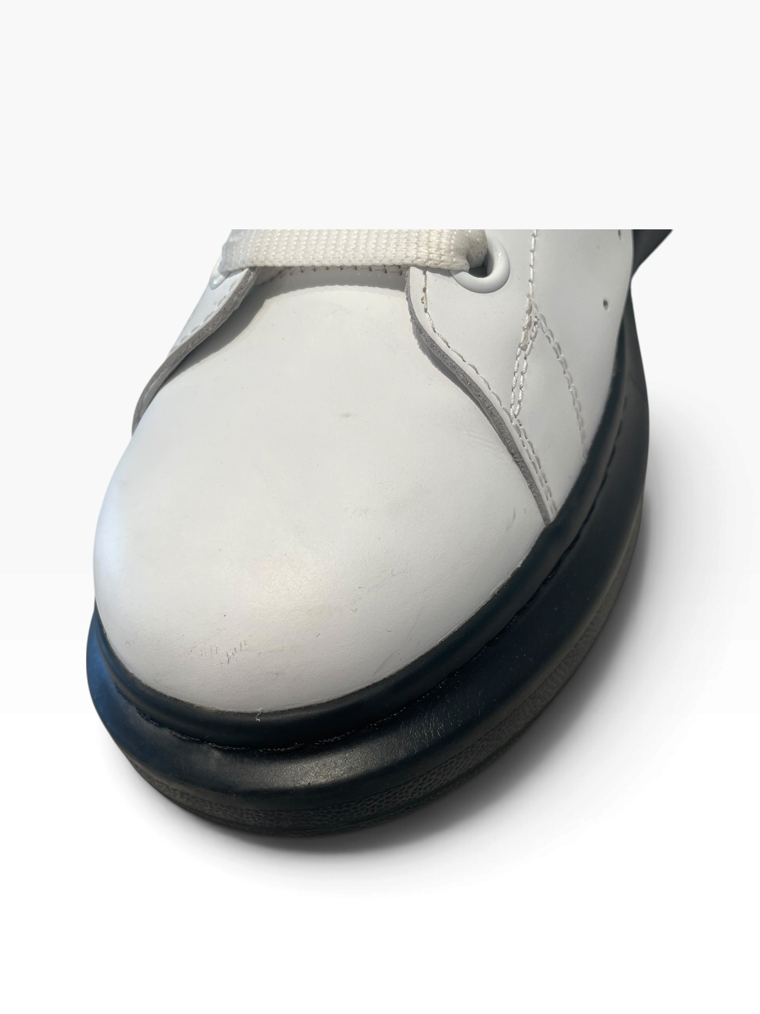 Alexander McQueen/Low-Sneakers/EU 47/Leather/WHT/Oversized Sneakers view 7