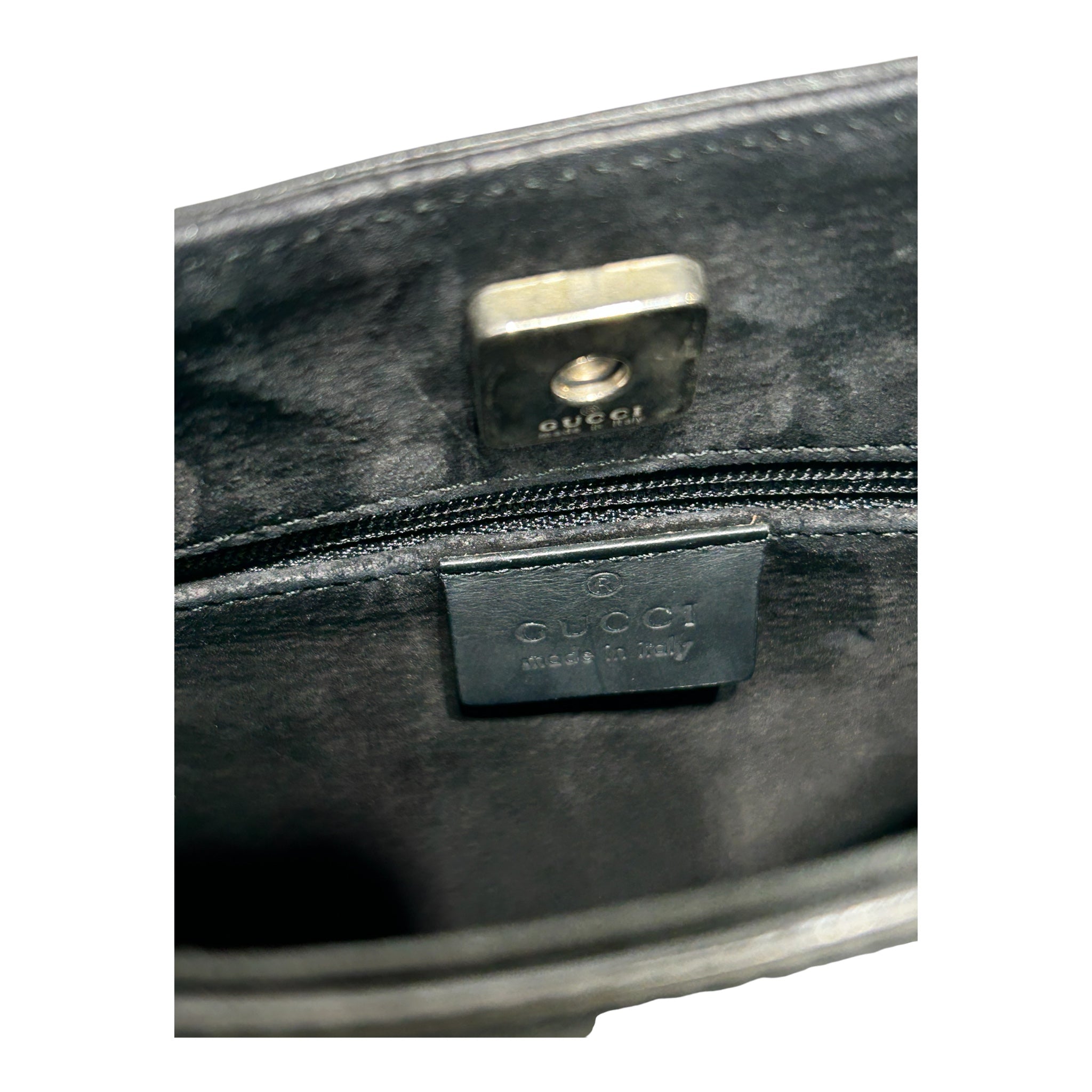 GUCCI/Hand Bag/Leather/BLK/X9VMT6M/RED BAMBOO HANDLE view 5