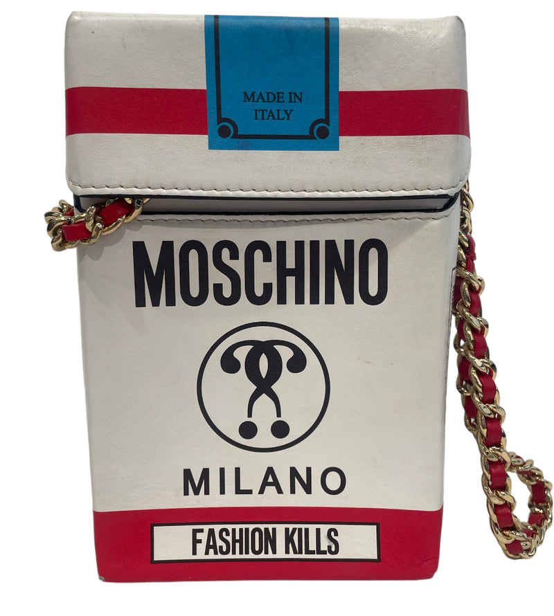 MOSCHINO/Cross Body Bag/WHT/Fashion Kills