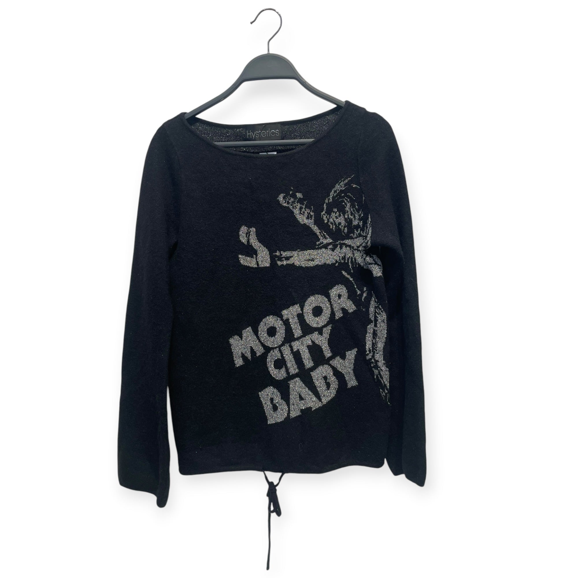 Hysterics/Sweater/FREE/Graphic/Wool/BLK/motor city baby view 1
