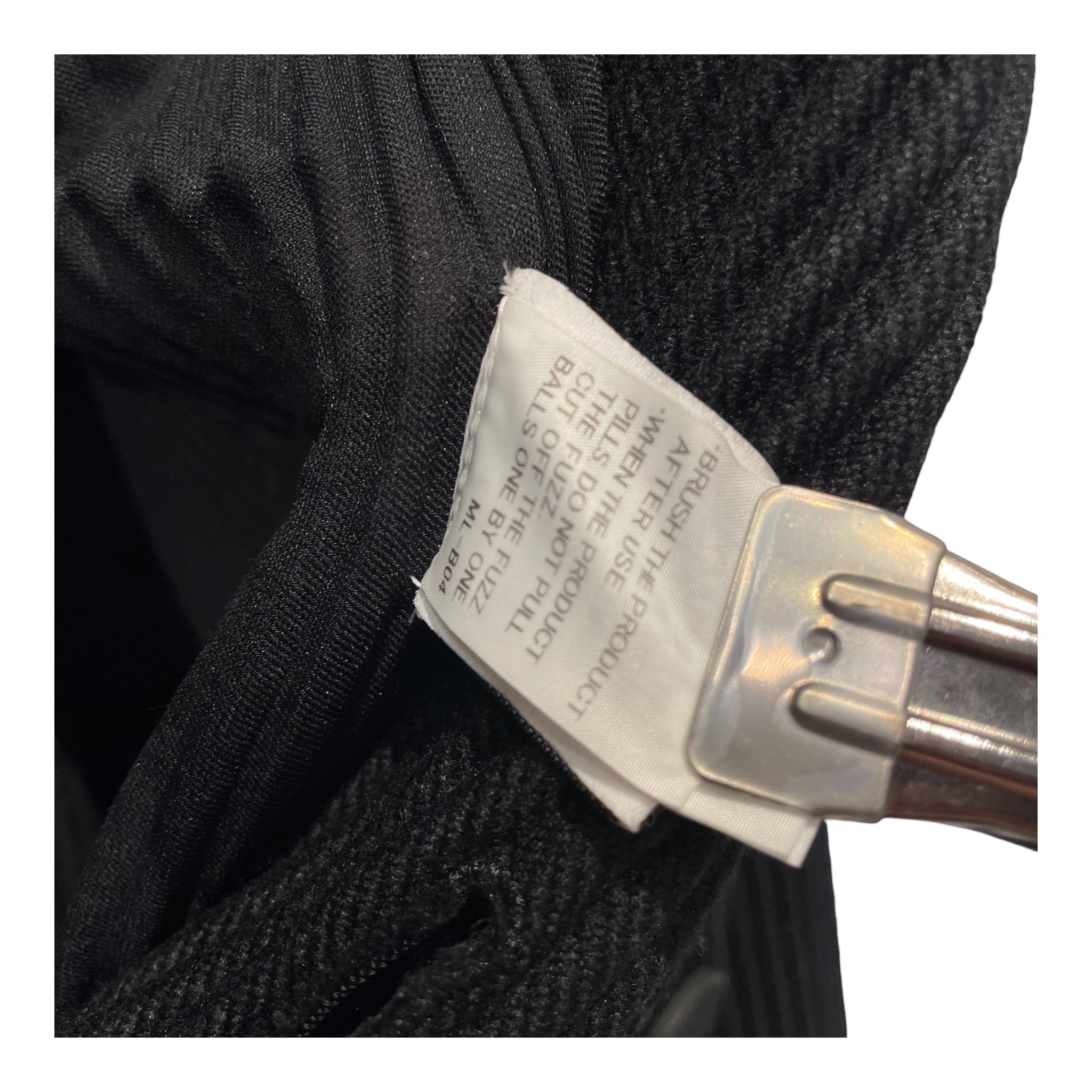 HOMME PLISSE ISSEY MIYAKE/Coat/2/Polyester/BLK/RIBBED DOUBLE BREASTED COAT view 7