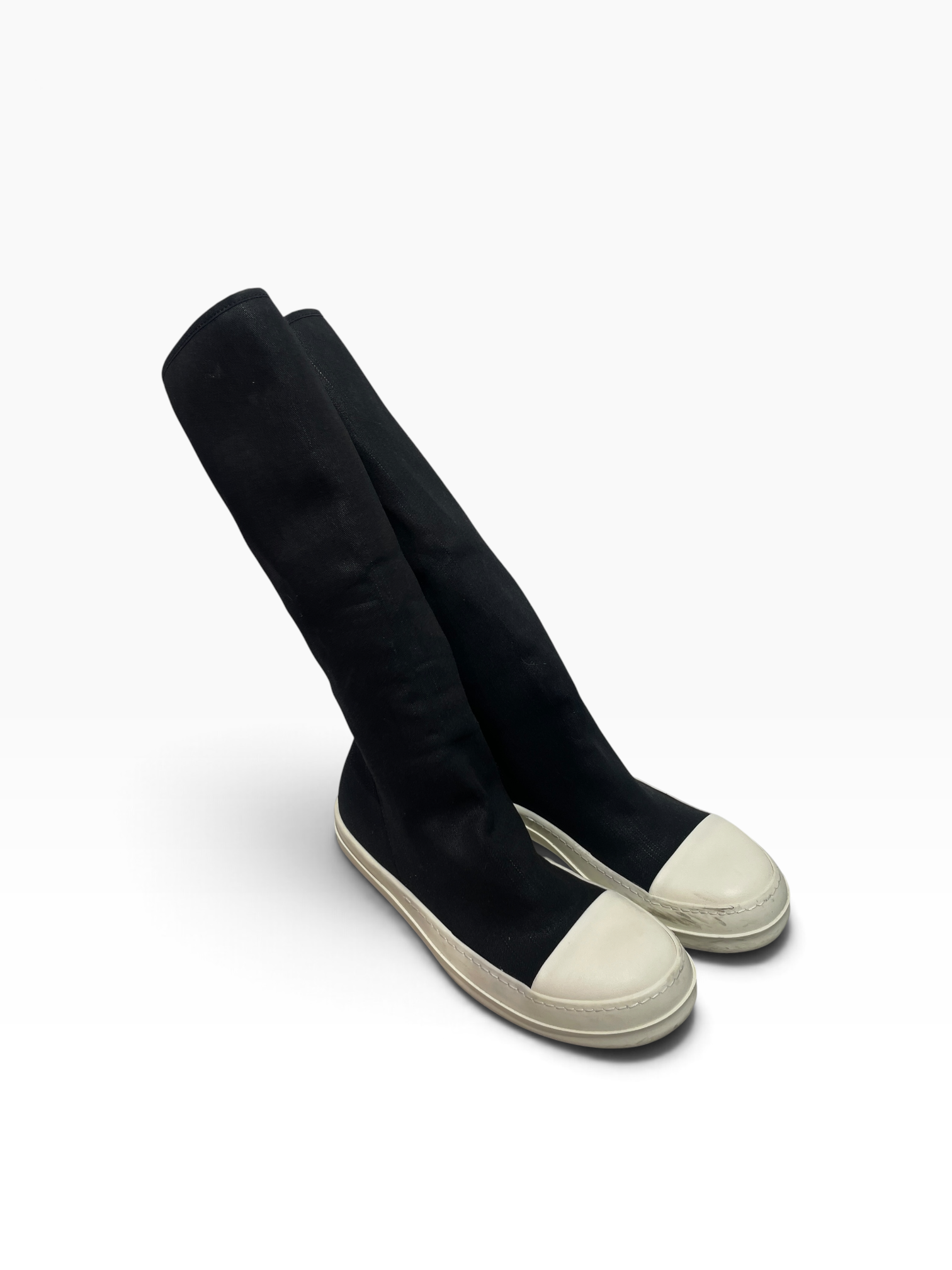 Rick Owens/Hi-Sneakers/EU 42/BLK/scuba sock view 1