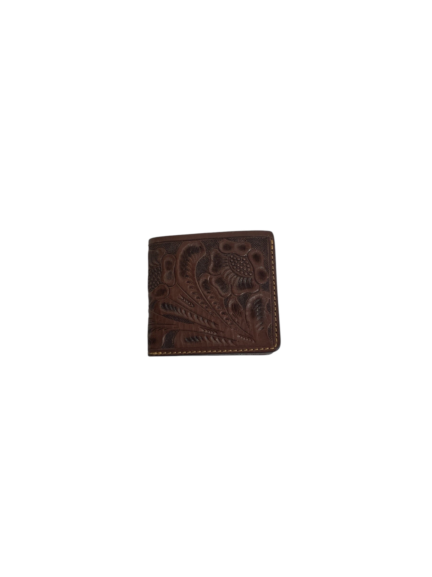 RALPH LAUREN/Bifold Wallet/All Over Print/Leather/BRW/M's/HAND TOOLED BILLFOLD view 1