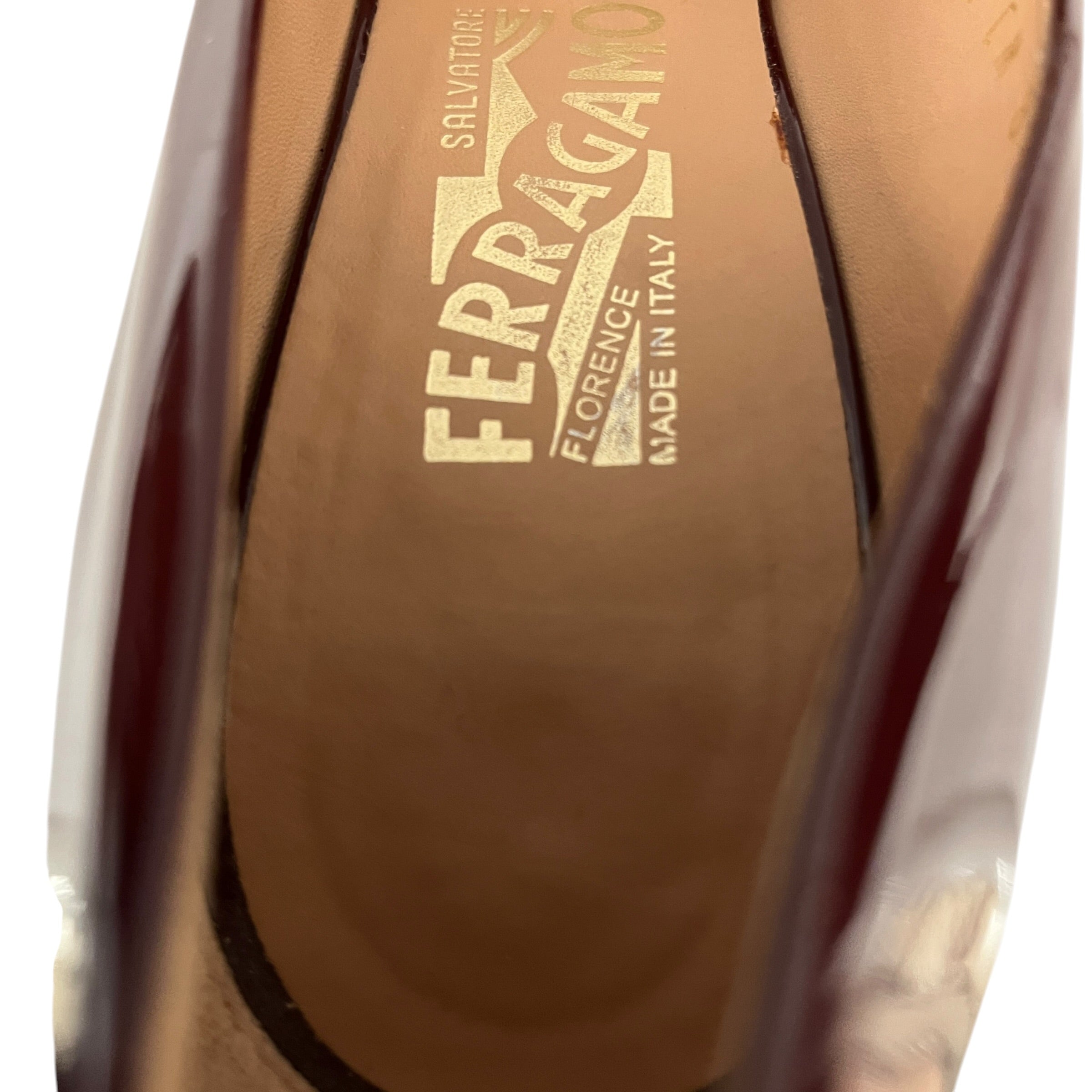Salvatore Ferragamo/Heels/US 9/Leather/BRD/VARA BOW PUMP view 3