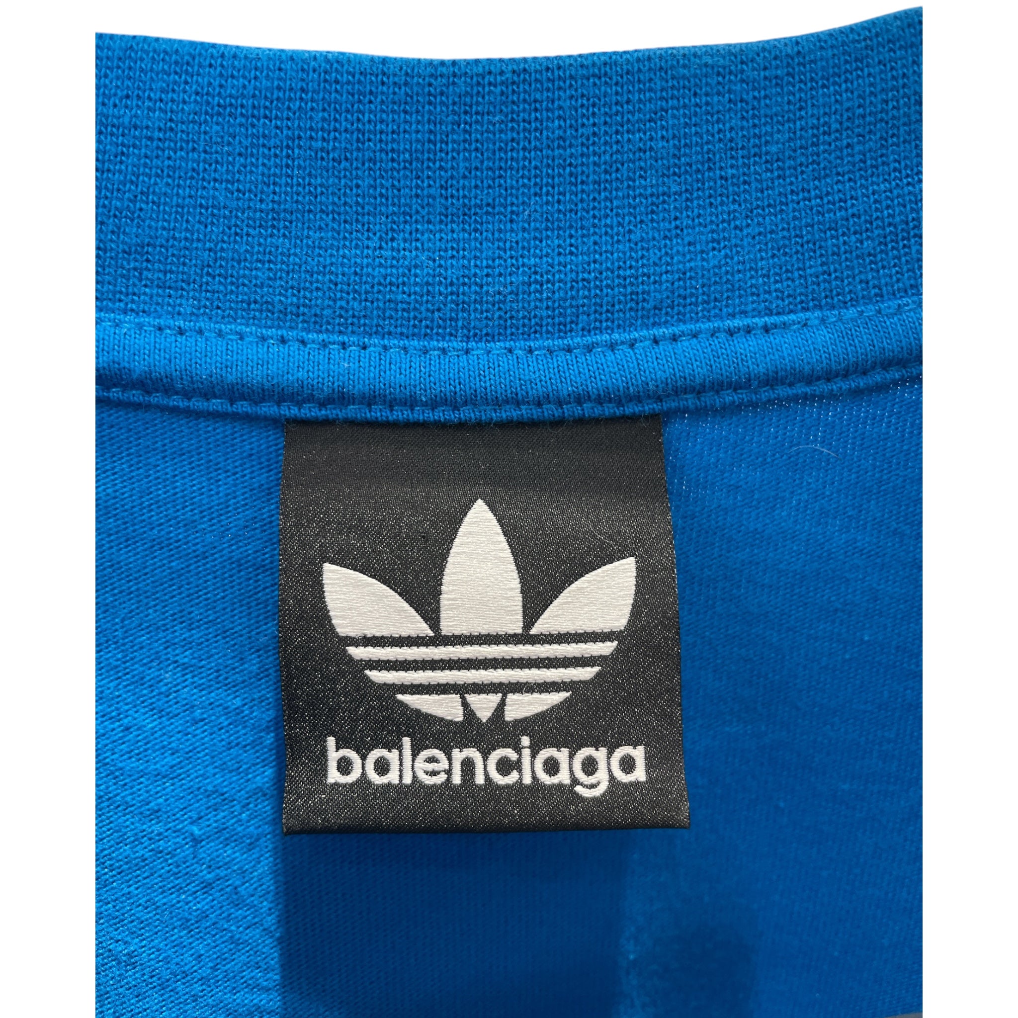 BALENCIAGA/adidas/T-Shirt/XXL/Cotton/BLU/ view 3