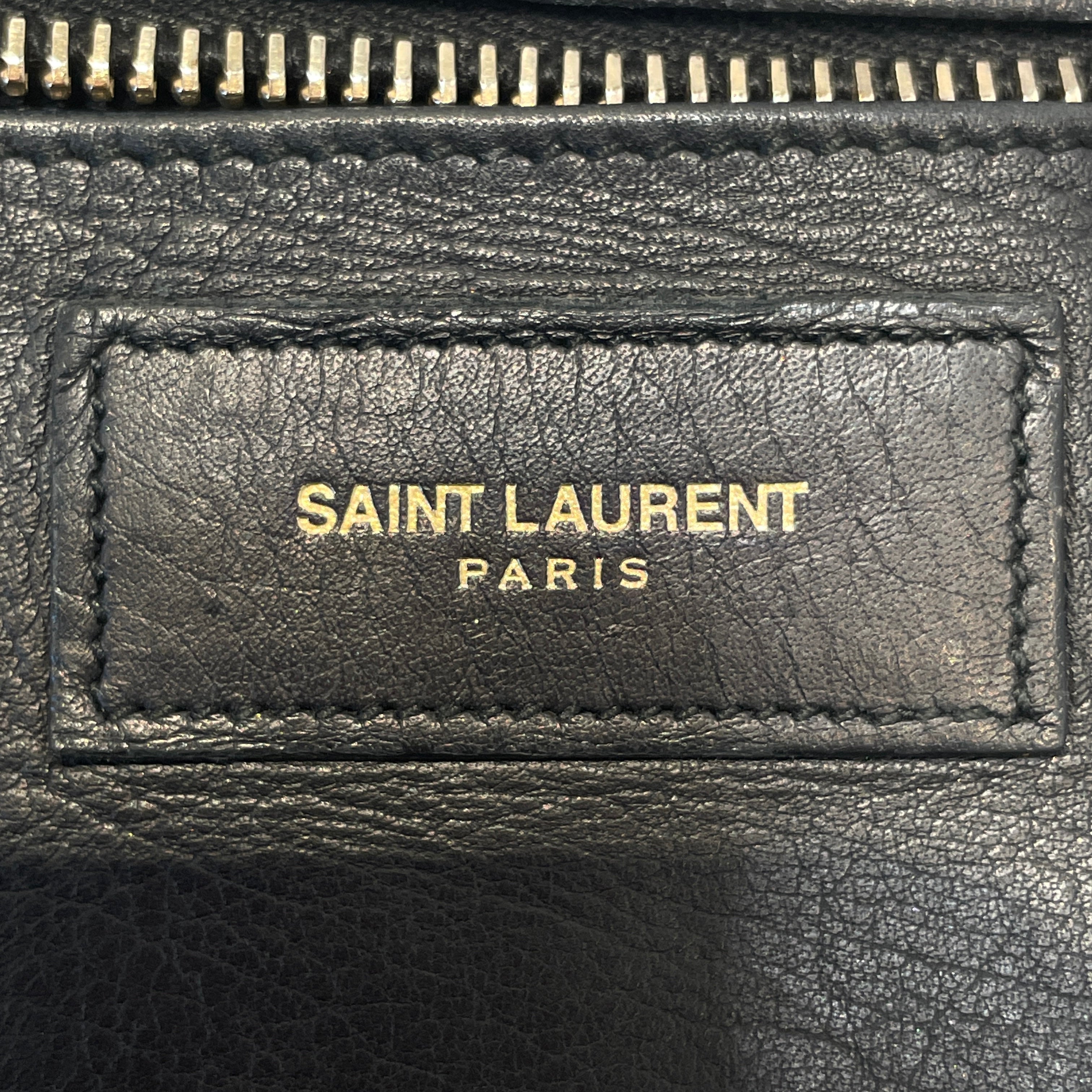 SAINT LAURENT/Hand Bag/Leather/BLK/Y Line 2 way shoulder bag view 9