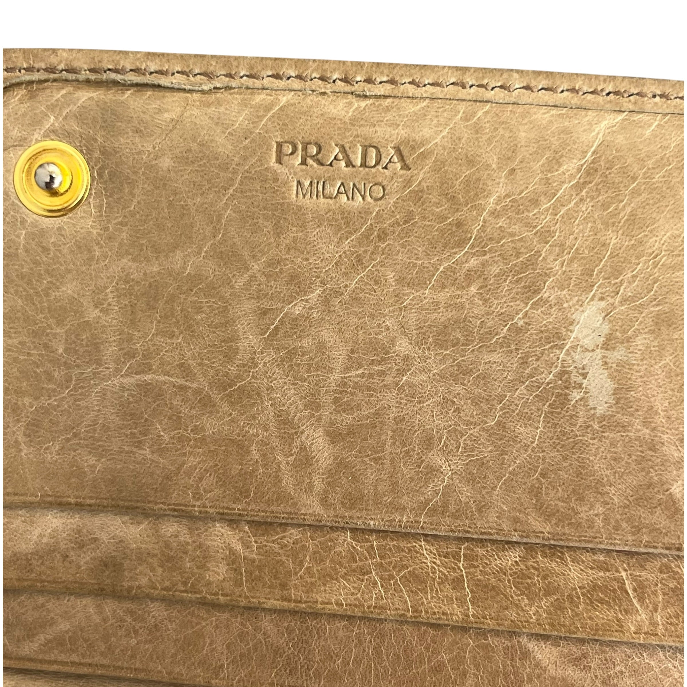 PRADA/Long Wallet/Leather/CML/Glace Continental long wallet view 5