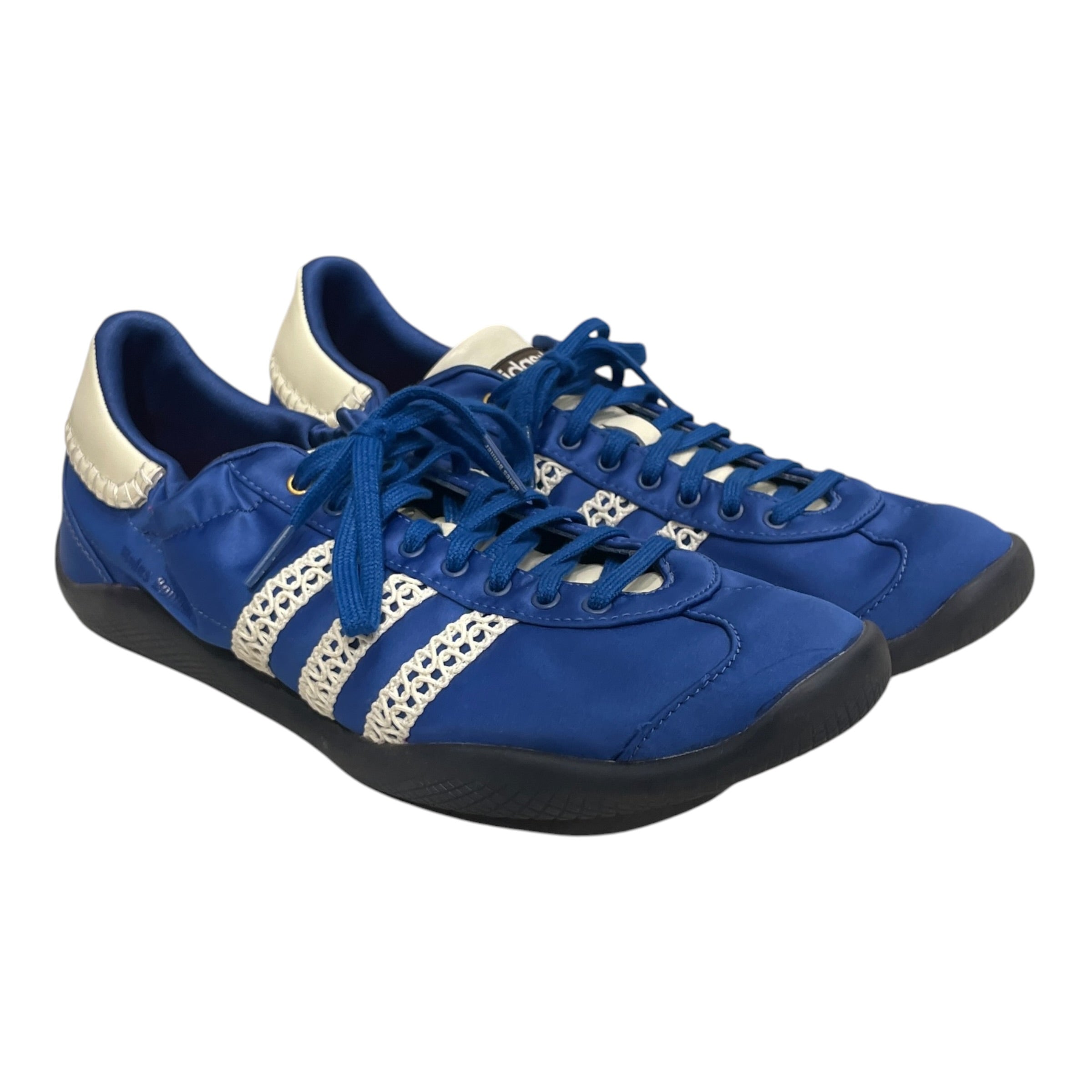 adidas/WALES BONNER/Low-Sneakers/US 10/Cotton/BLU/CROCHET 3 STRIPE view 1