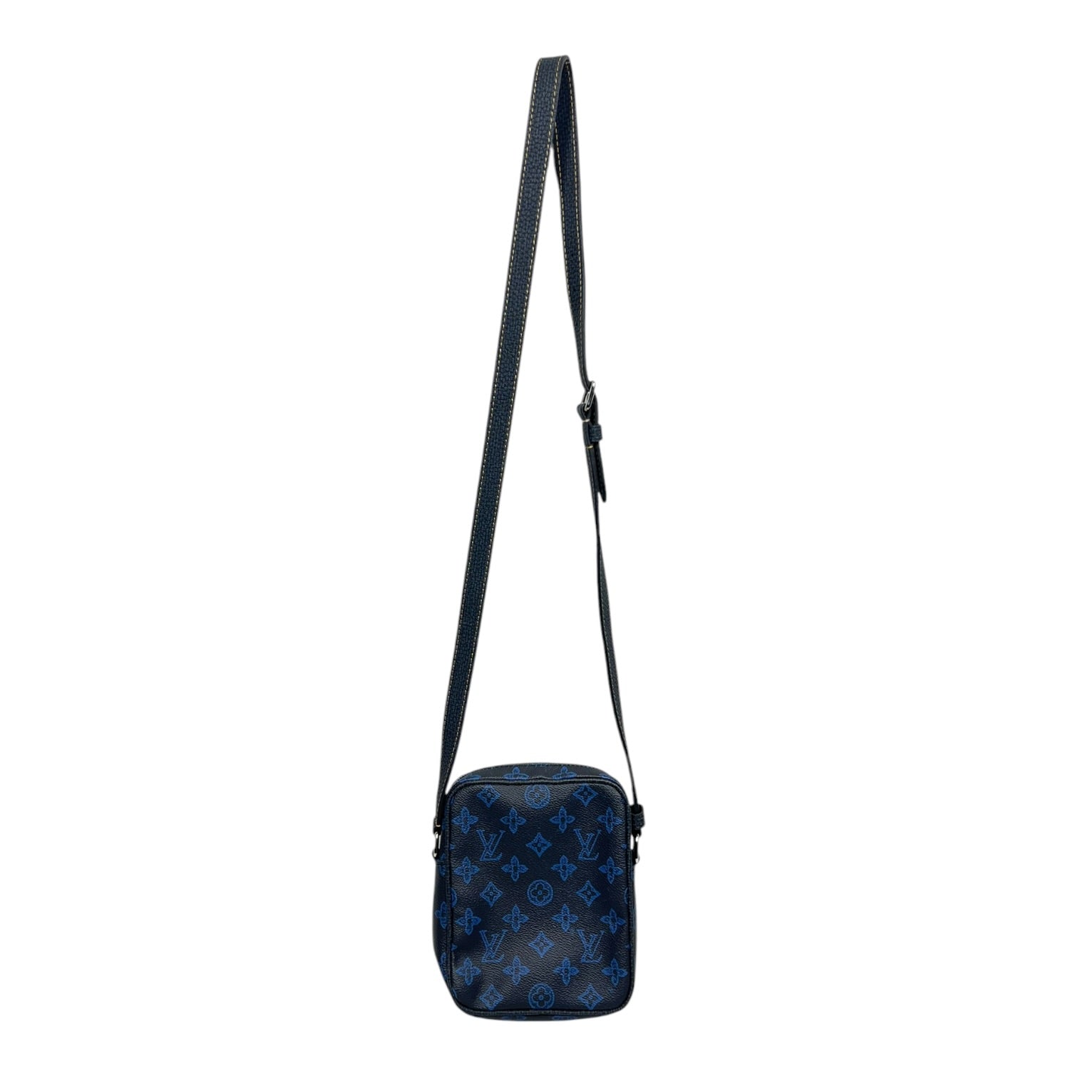 LOUIS VUITTON/Cross Body Bag/Monogram/Leather/BLU/CHRISTOPHER WEARABLE WALLET view 2