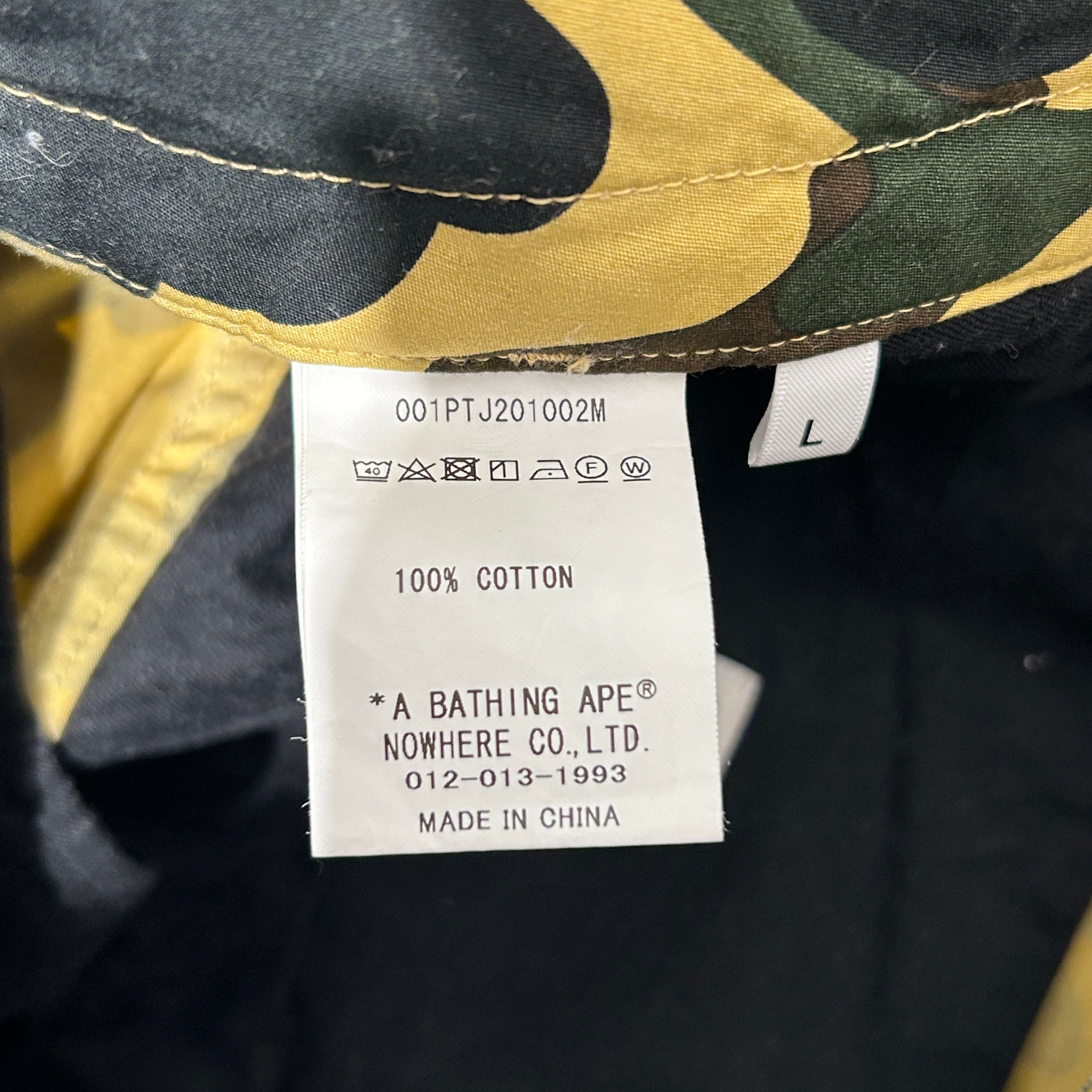 A BATHING APE/Cargo Pants/L/Cotton/GRN/Camouflage/Camo Cargo Pants view 4