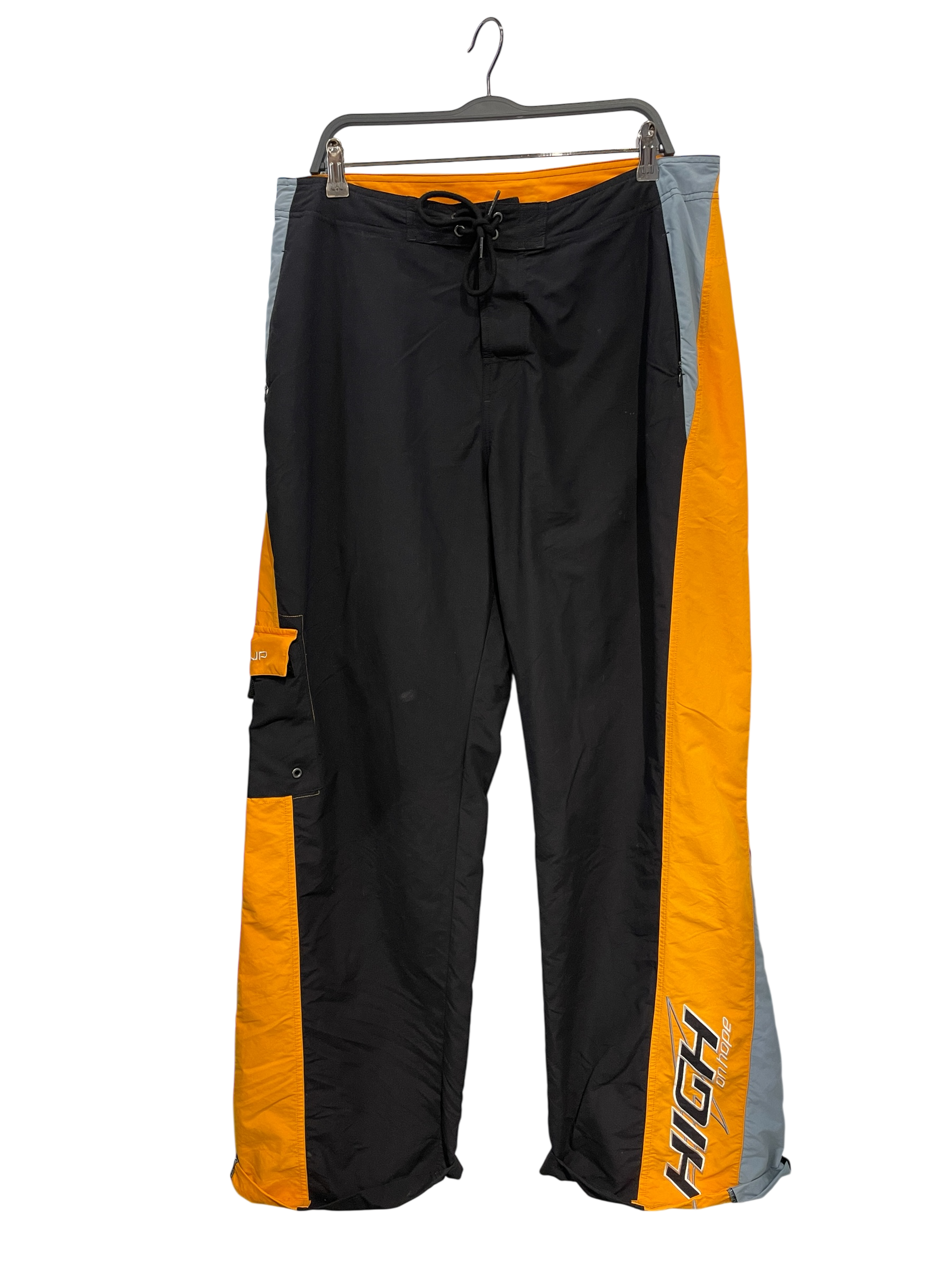 MARTINE ROSE/Pants/Nylon/BLK/ORANGE ACCENTS view 1