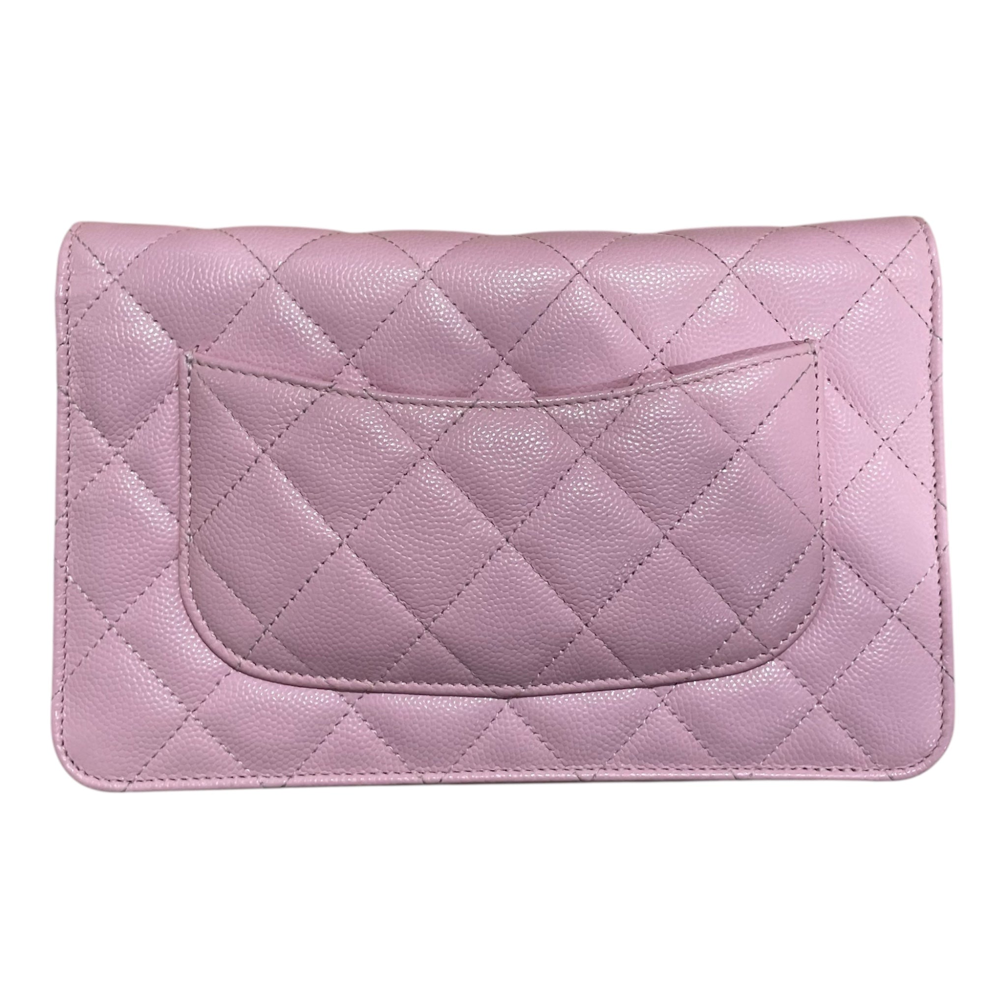 CHANEL/Cross Body Bag/PNK/wallet on chain pink caviar view 4