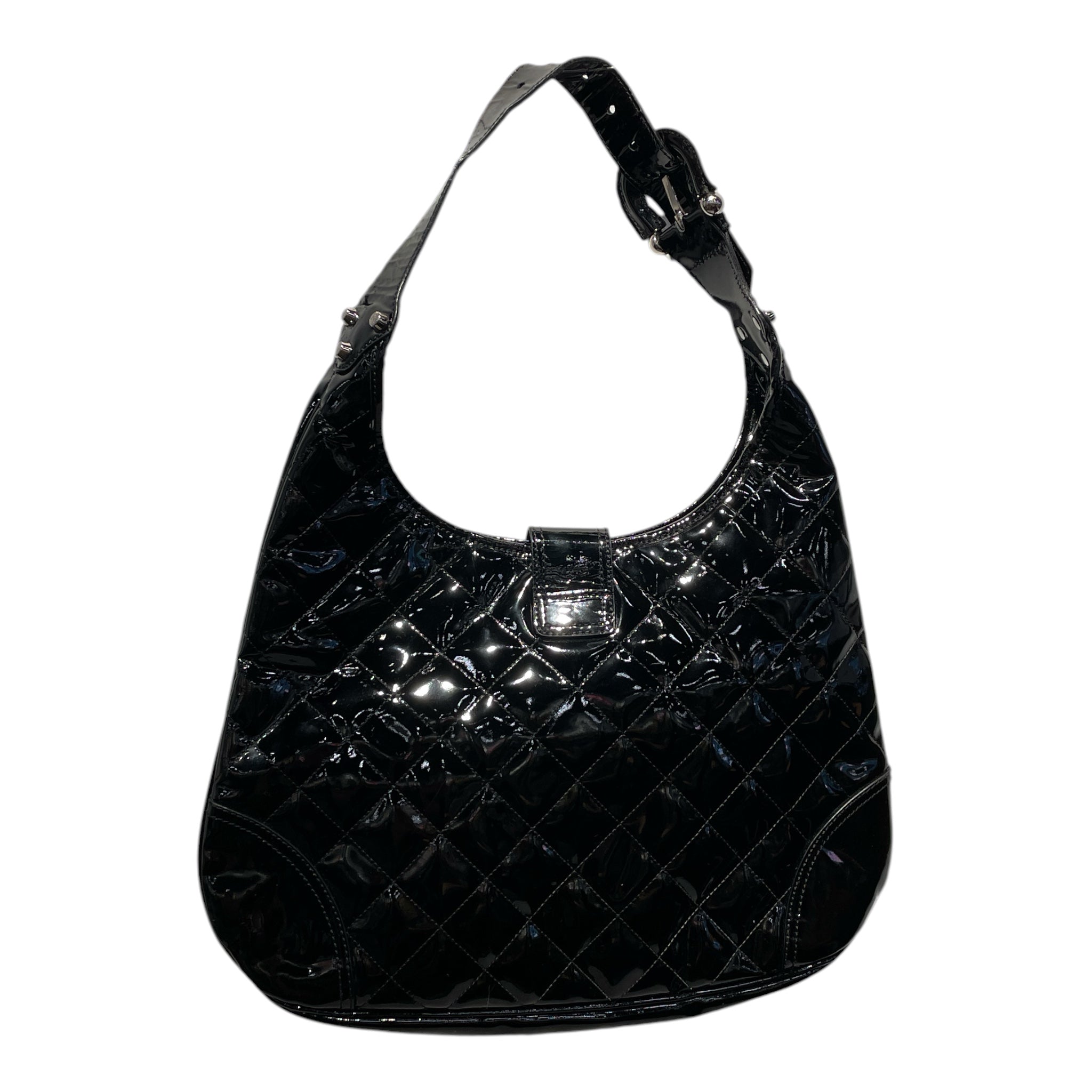 BURBERRY/Hand Bag/Leather/BLK/brooke hobo view 2