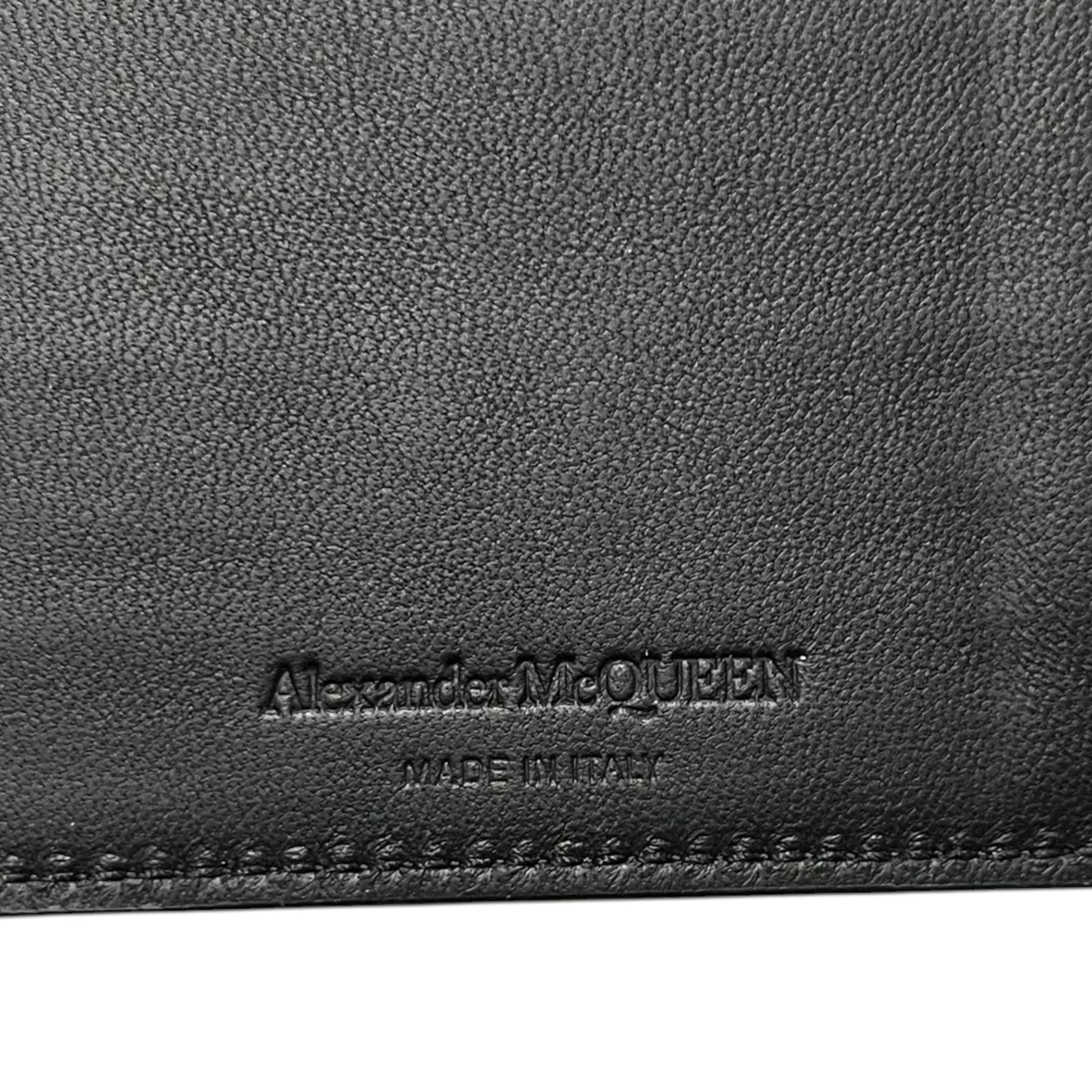 Alexander McQueen/Bifold Wallet/Leather/BLK/ view 4