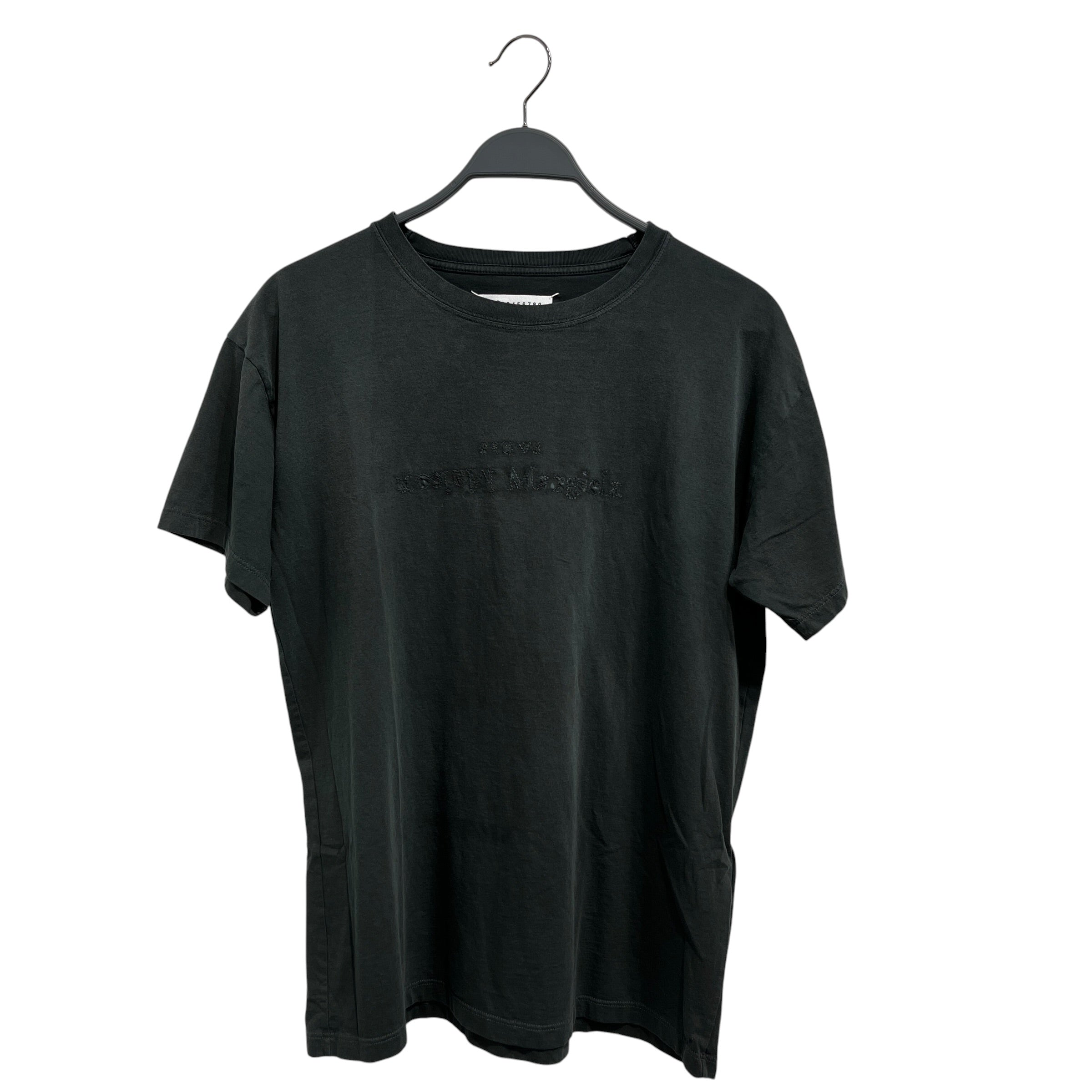 Maison Margiela/T-Shirt/XL/Cotton/BLK/Upsidedown Logo view 1
