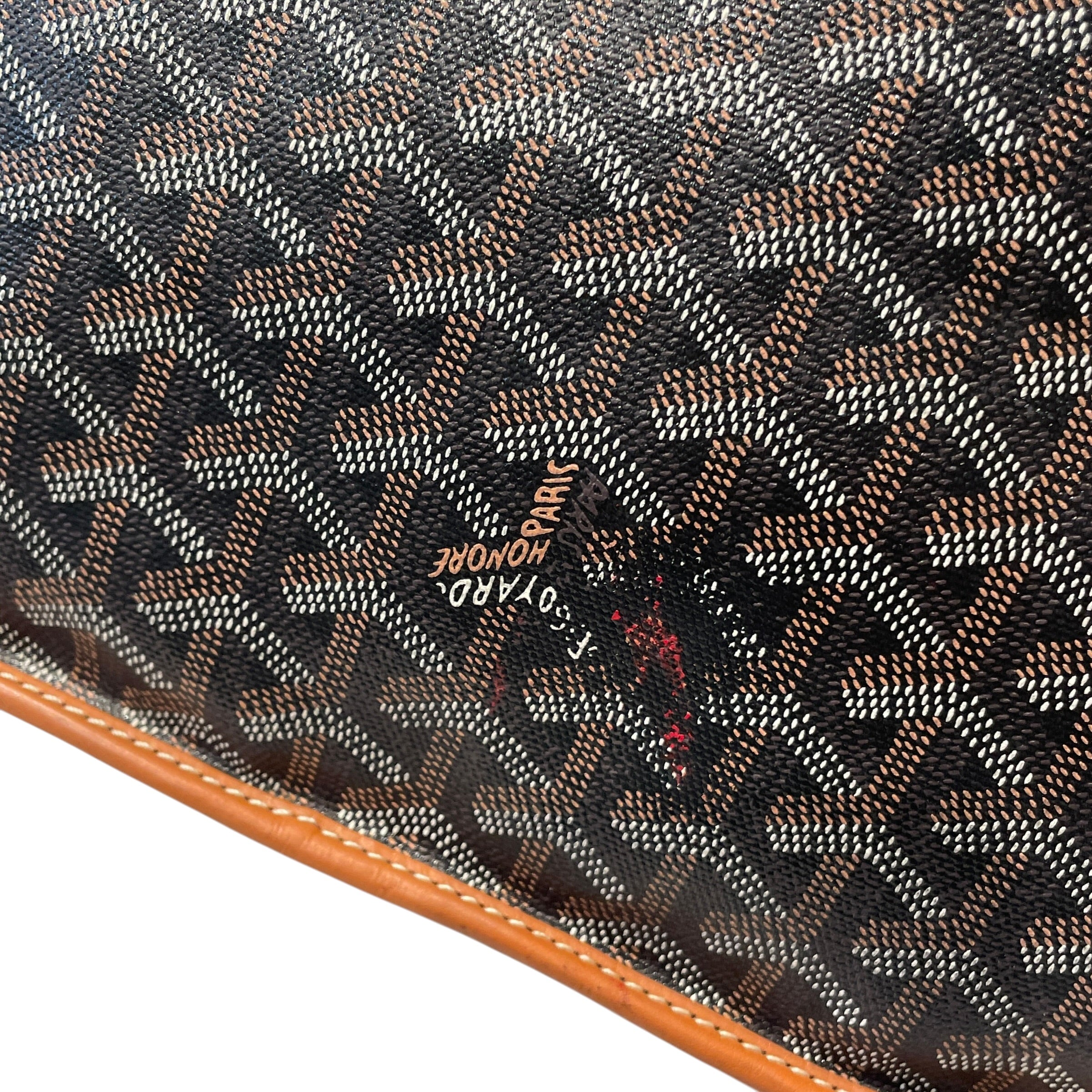 GOYARD/Cross Body Bag/All Over Print/Leather/BLK/belvedere pm messenger/brown view 6