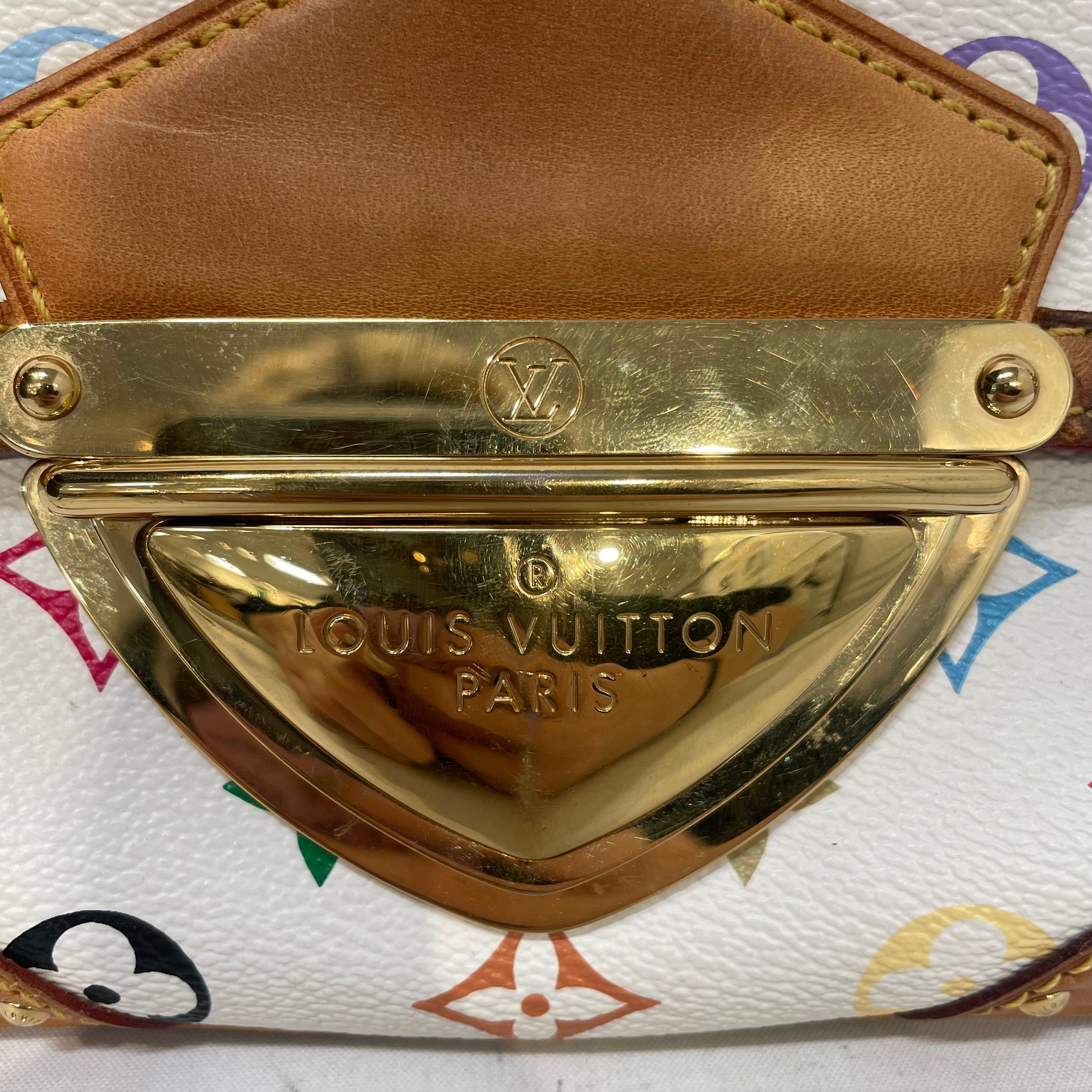 LOUIS VUITTON/Hand Bag/Monogram/Leather/WHT/multi color monogram marilyn view 6