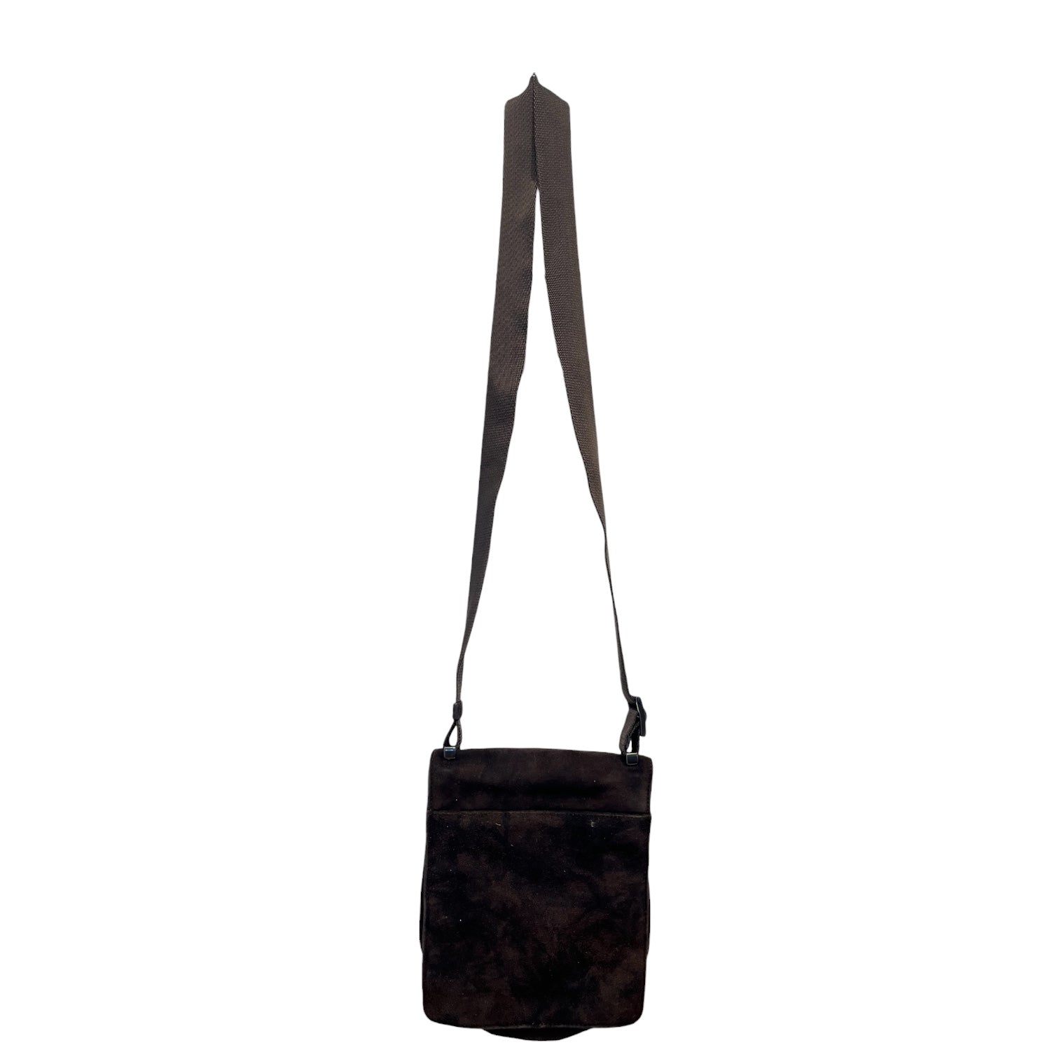 PRADA/Cross Body Bag/Suede/BRW/SUEDE SHOULDER BAG view 2