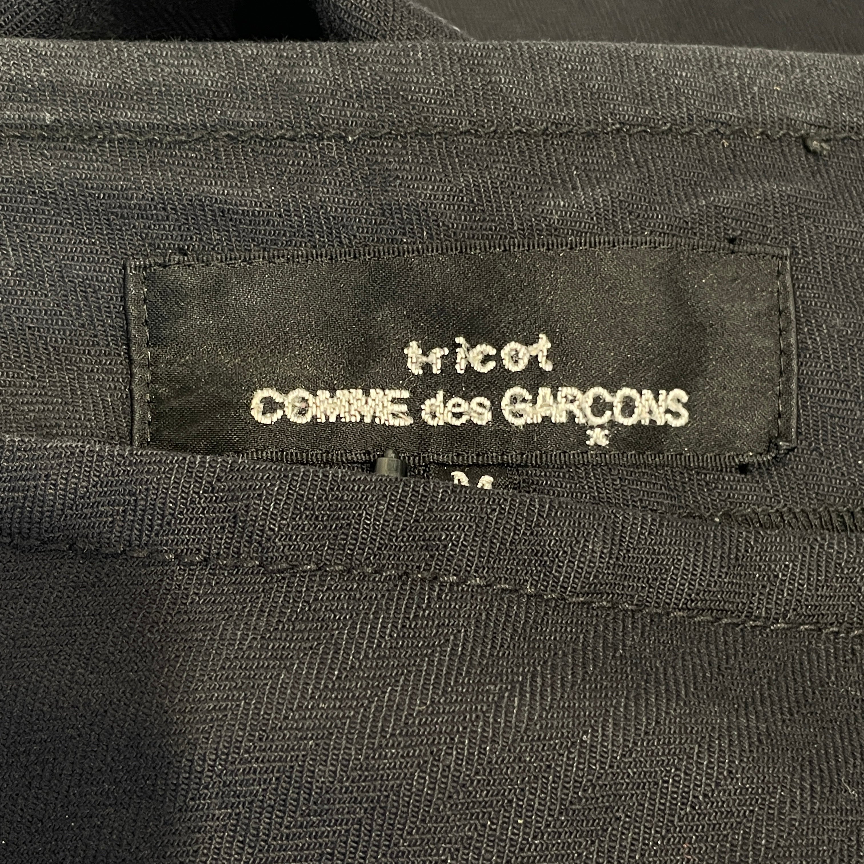 tricot COMME des GARCONS/Long Skirt/M/Cotton/BLK/AD2002 LAYERED SKIRT view 3