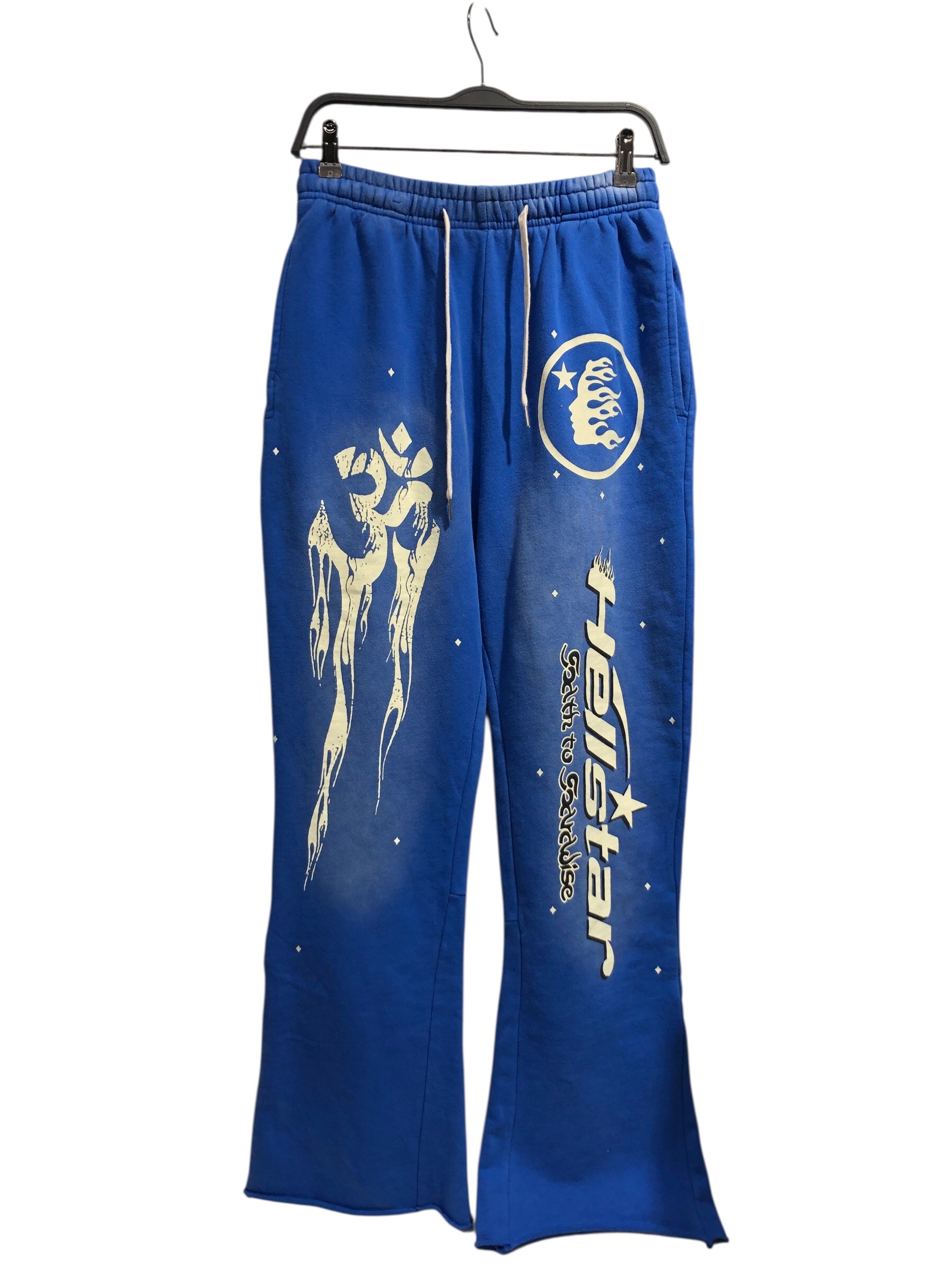 HELLSTAR/Pants/L/Cotton/BLU/Distressed/Hellstar path paradise view 1